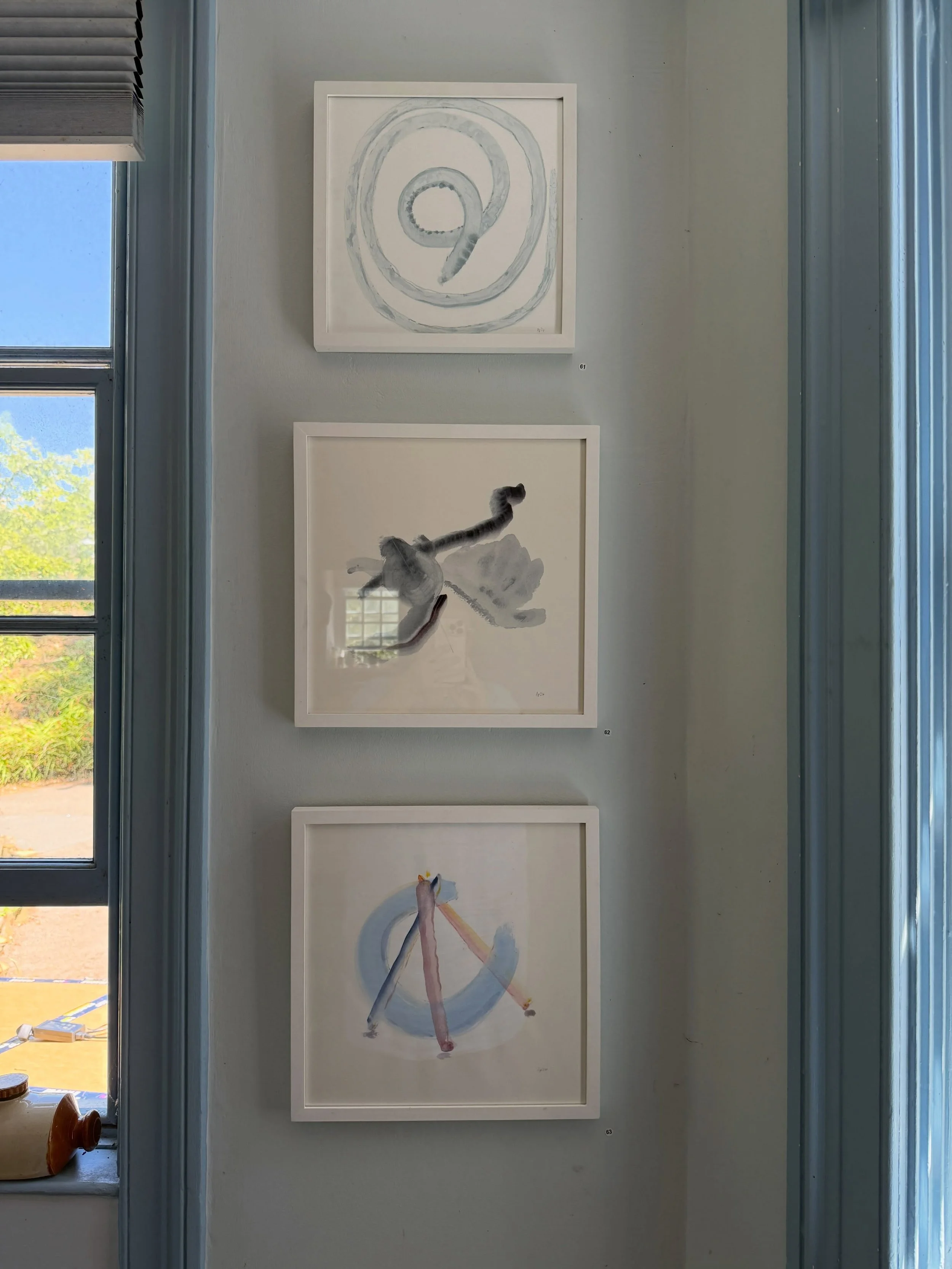 Some more of the work in the Response exhibition by @collective.split on show at the Rectory St Pierre du Bois, Guernsey, weekends only 10am-4pm or by arrangement. The exhibition will be up until mid  August, do swing by. Work shown here by:

1. @ann