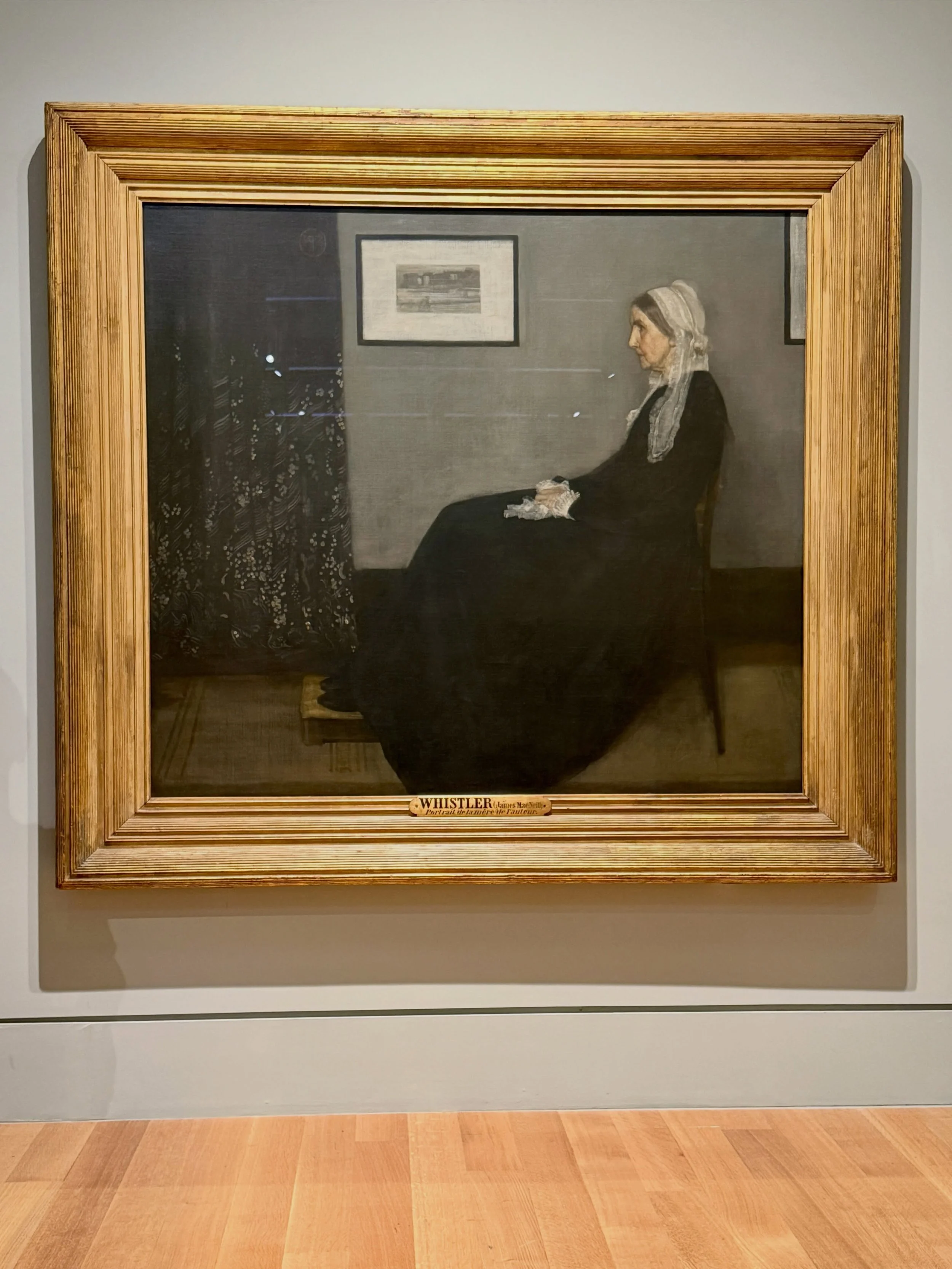 The Whistler exhibition was a revelation. The society portraits were a bit too chocolate box for me, but the portrait of his mother and brother were utterly compelling, as were some of the nocturnes of the Thames. Such amazing handling of paint.