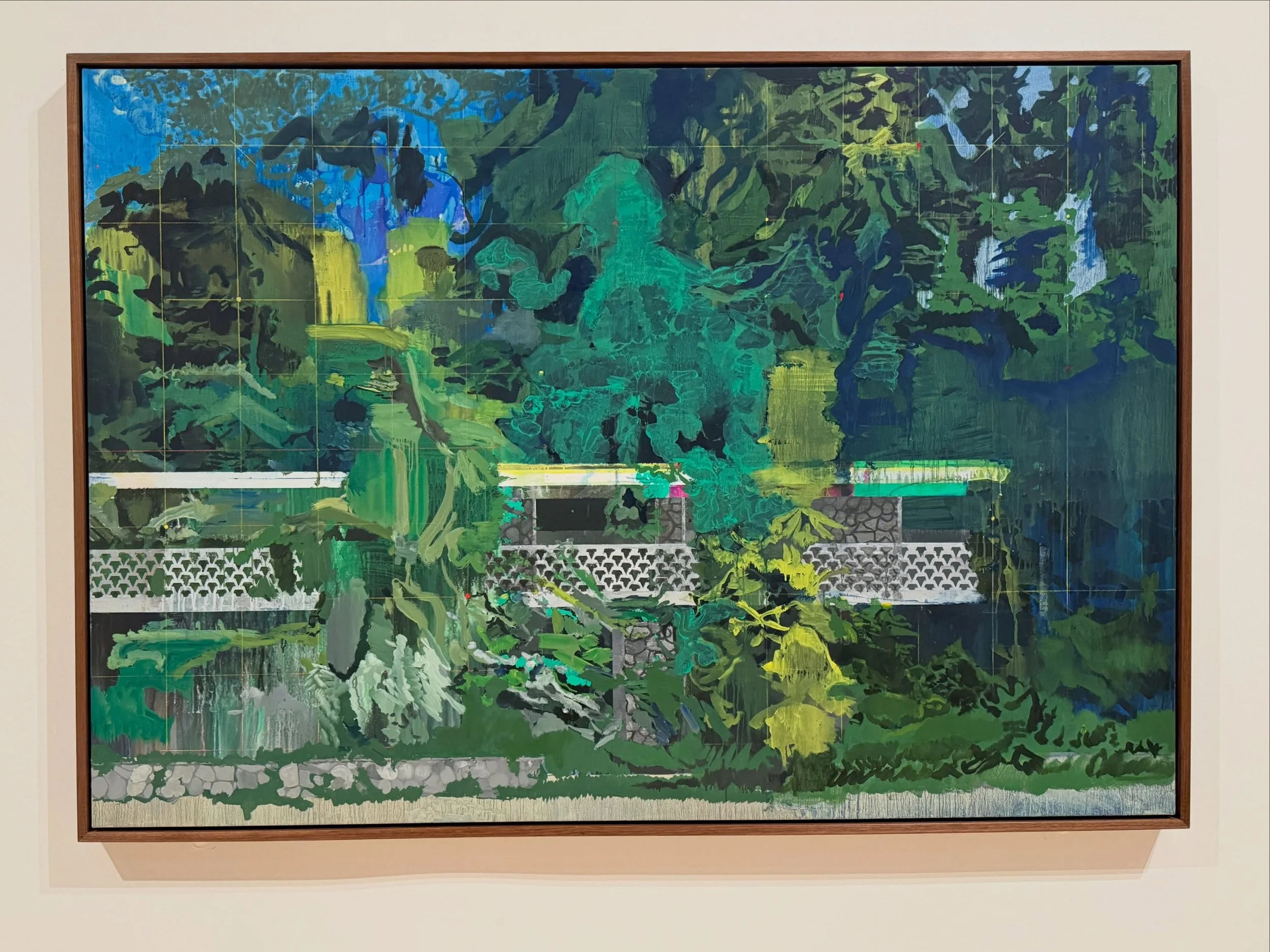And more incredible Hurvin Anderson. My photos posted at the airport yesterday didn&rsquo;t do the work justice, so these are a little less wonky.
