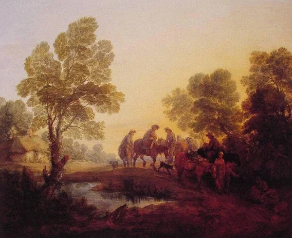 evening-landscape-peasants-and-mounted-figures-thomas-gainsborough-45967447359785.webp