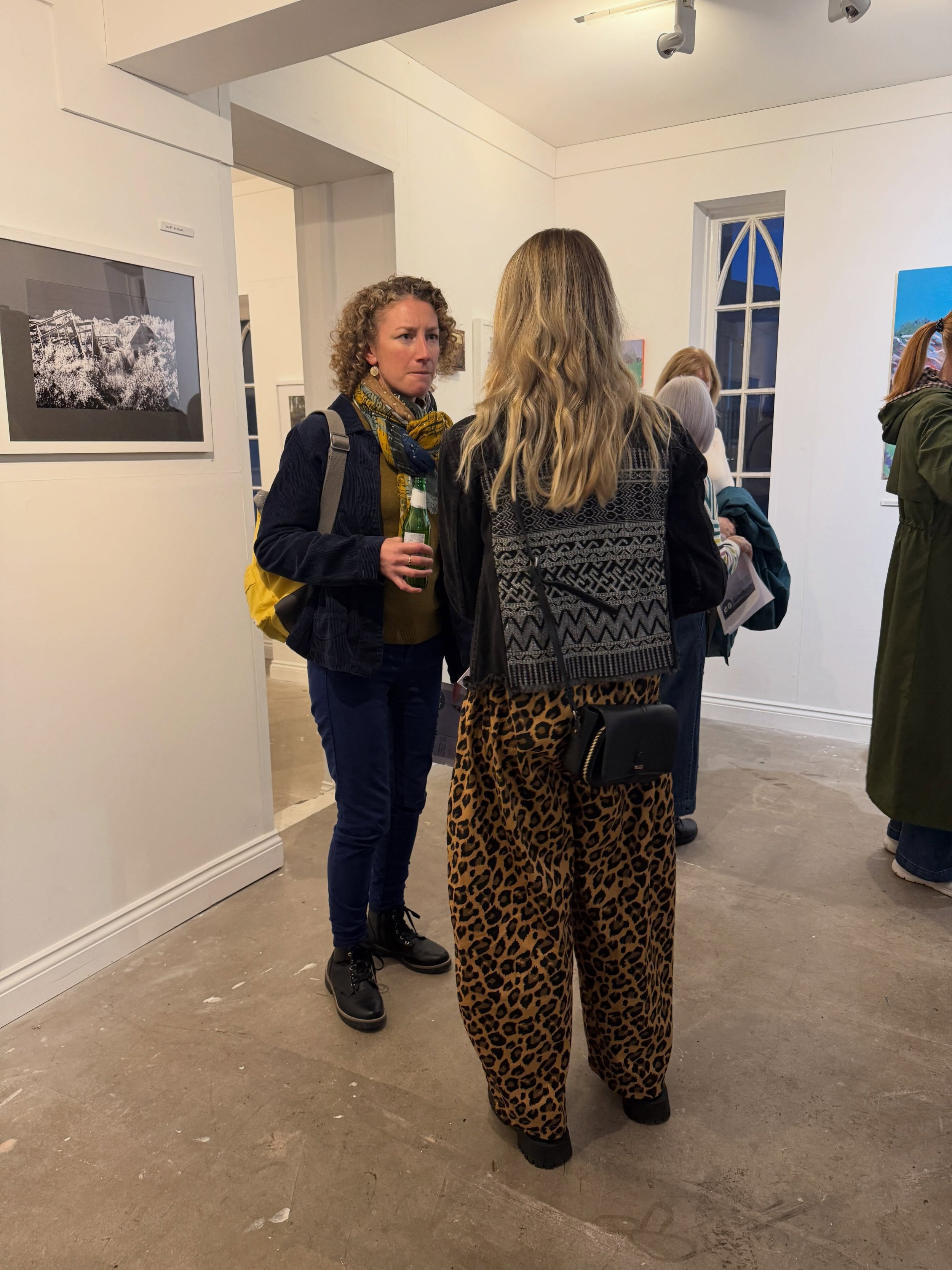 Despite the weather there was a great turnout last night for the opening of Contested Landscapes exhibition. It&rsquo;s open every day now (10am-4pm) until 1st November. Do check it out as there is some interesting work.