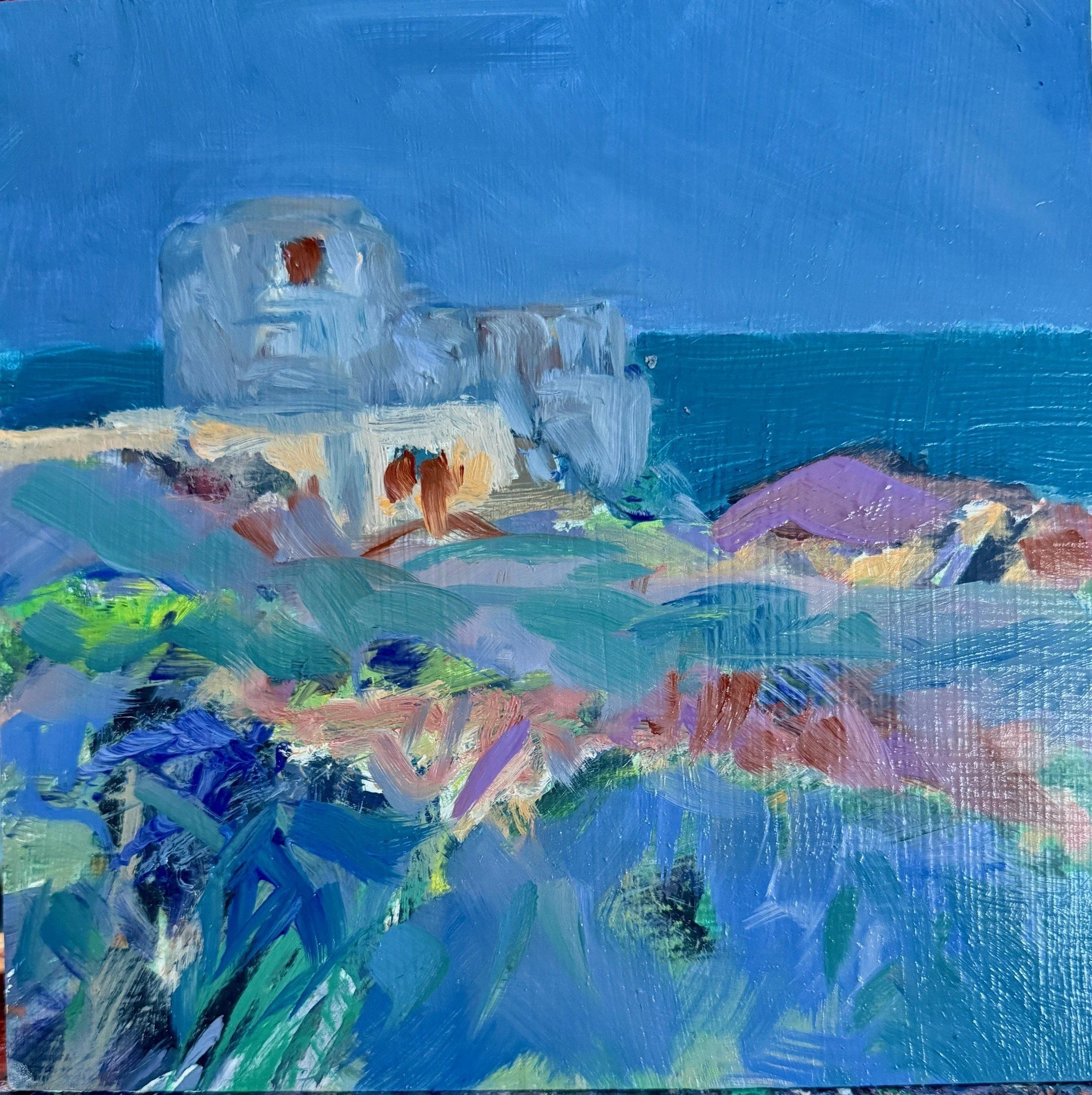 Fort Doyle, 2026, oil on wood panel, 20cm x 20cm