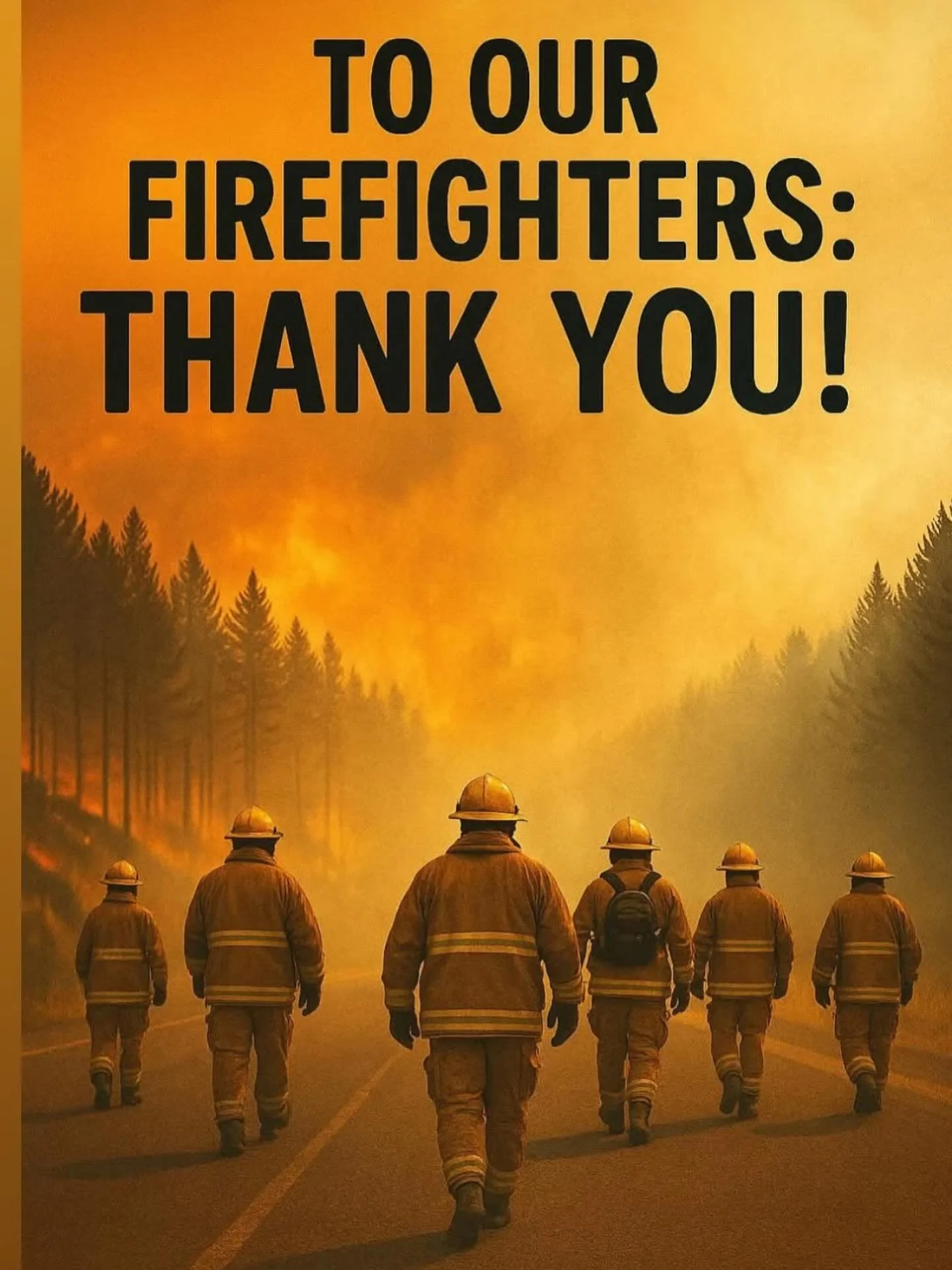 Grateful for all our Wildland Firefighters and their families for their continuous efforts and support as they battle to keep our communities safe! ❤️🔥🌲🌳🧑&zwj;🚒. THANK-YOU! 🙏