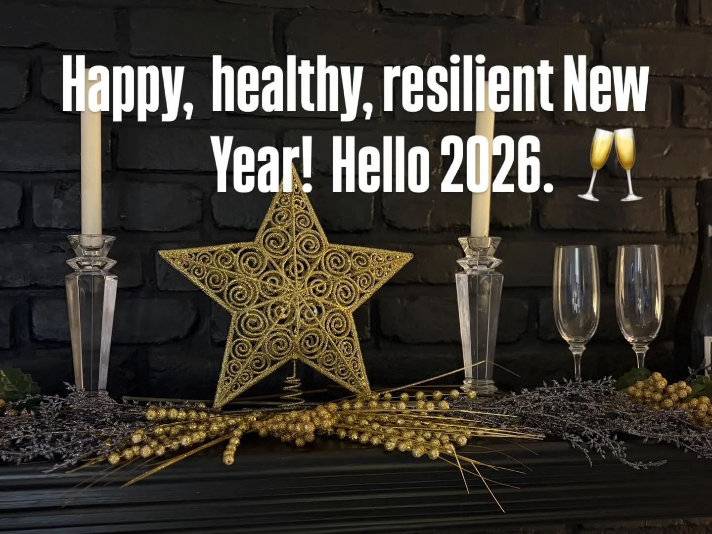 Happy New Year! ❓🧠😴🥗🚶&zwj;♀️🧘&zwj;♀️➕👥🛏️📈Your why, neuroscience, sleep, healthy eating, movement, mindfulness, positivity, connection and rest all contribute to grow your resilience! Let&rsquo;s go 2️⃣0️⃣2️⃣6️⃣
