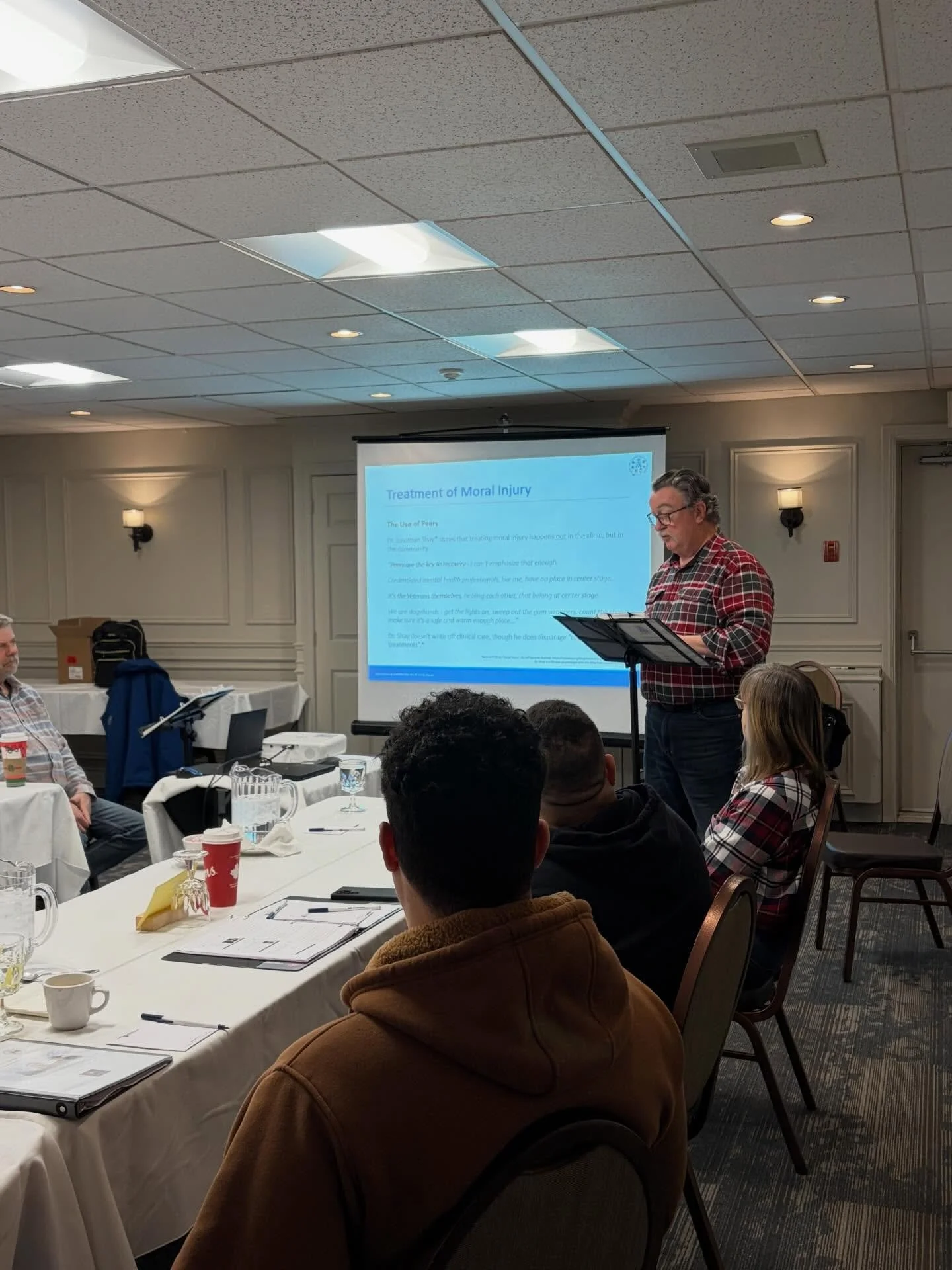 Morale injury, sanctuary trauma and perceived injustice were the hot topics today in day 3 of @brad228solutions and @sydagravel PATSS training.  Current issues that are impacting public safety personnel.