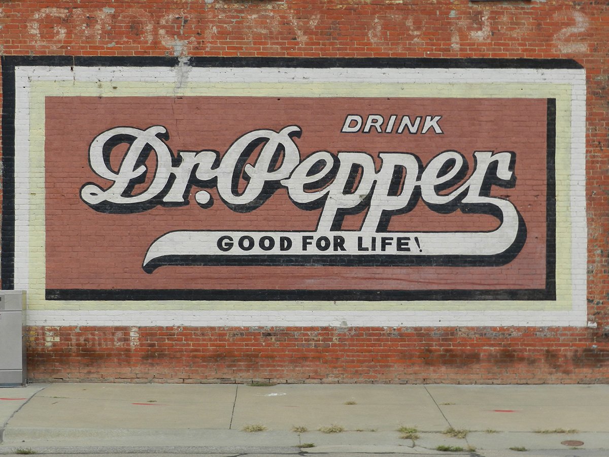 Dr. Pepper Mural