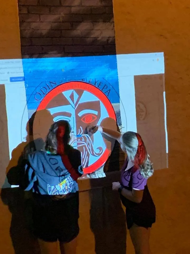 Norsemen Brewery Backyard Murals