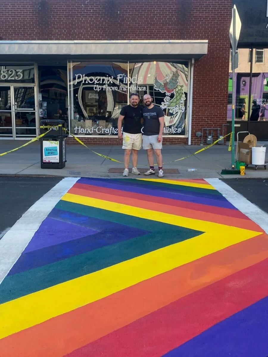 Diversity, Equity, Inclusion Rainbow Mural