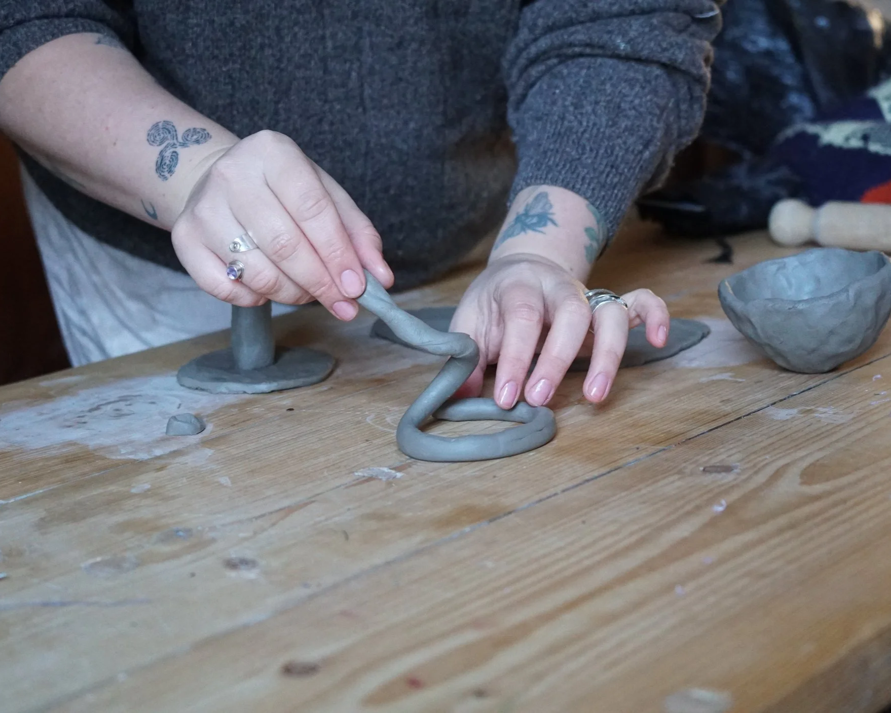 Candlestick making workshop