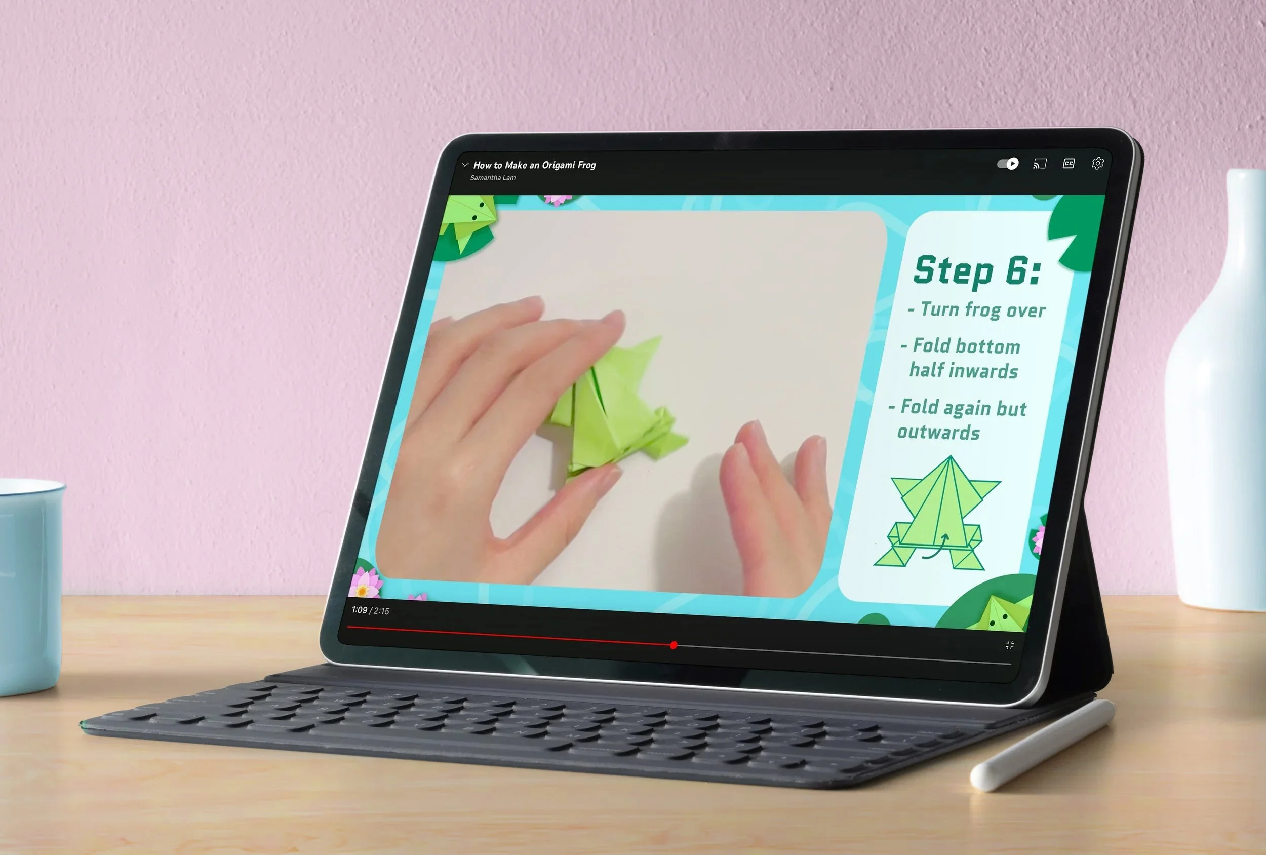 How to Make an Origami Frog Video