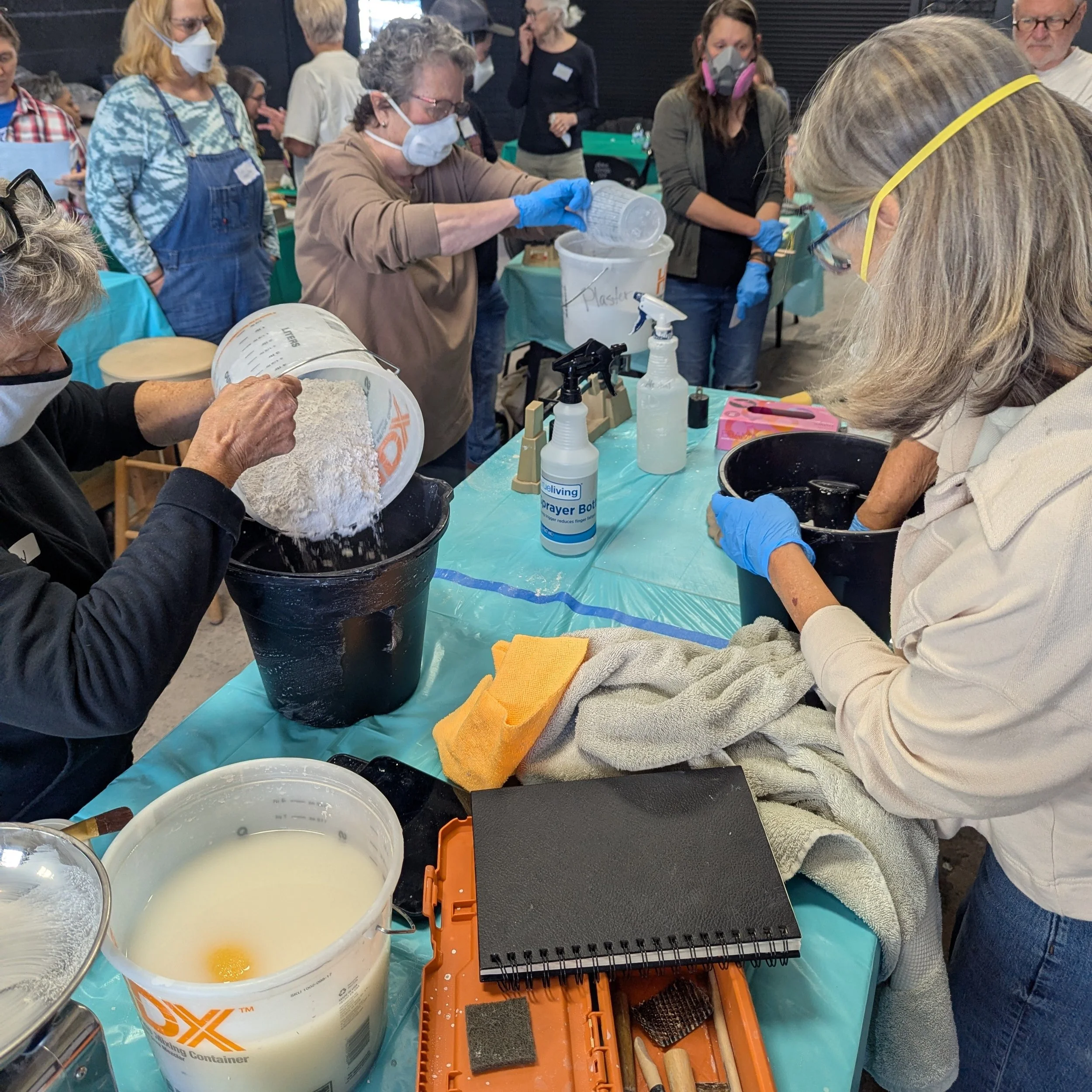 participants weighing plaster.jpg