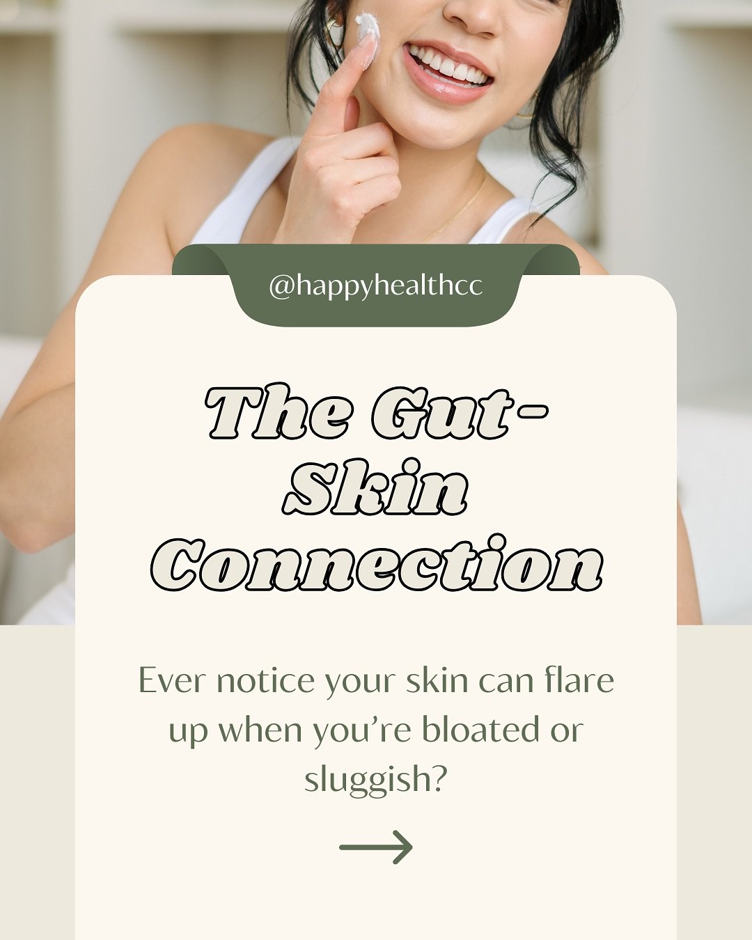 Ever notice your skin acts up when your gut feels off? 
 That&rsquo;s because your gut + skin are deeply connected. 
When your gut is overloaded and can&rsquo;t clear waste properly, your skin often steps in as backup &mdash; and that can look like a