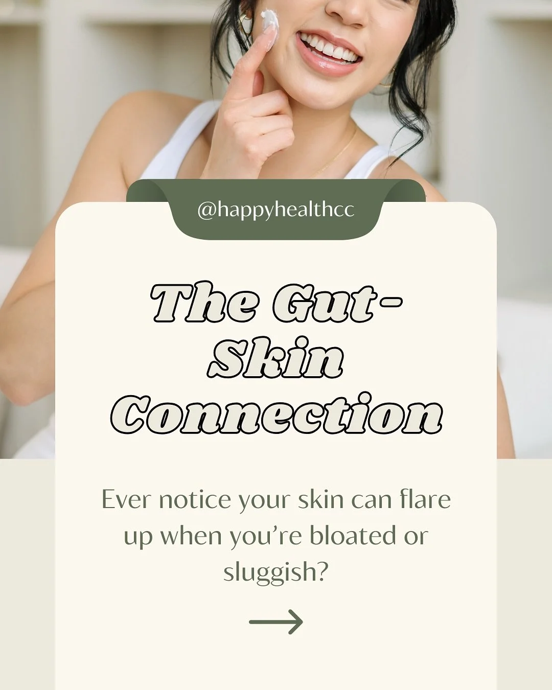 Ever notice your skin acts up when your gut feels off? 
 That&rsquo;s because your gut + skin are deeply connected. 
When your gut is overloaded and can&rsquo;t clear waste properly, your skin often steps in as backup &mdash; and that can look like a