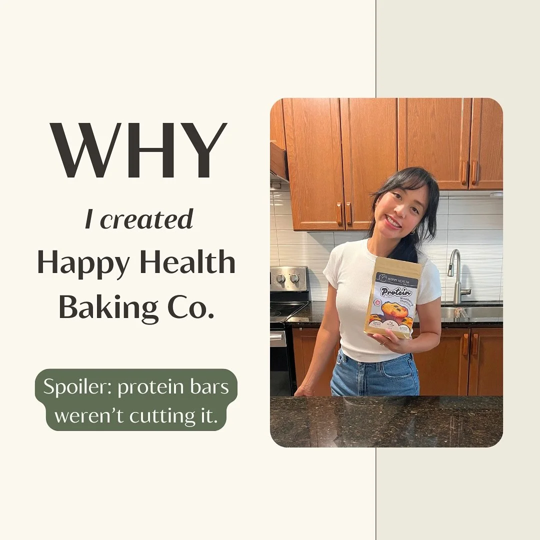 I never planned to start a baking mix company&mdash;I just wanted a high-protein muffin that didn&rsquo;t taste sad or mess with my gut. 
So I started baking&hellip;and eventually, I made something really good. 
Now it&rsquo;s here for you too: glute