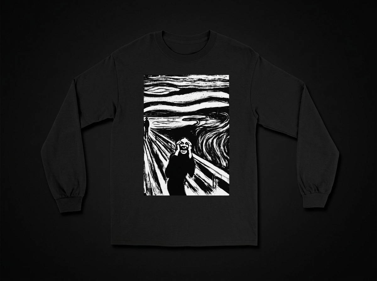 Scream - unisex long-sleeve t-shirt