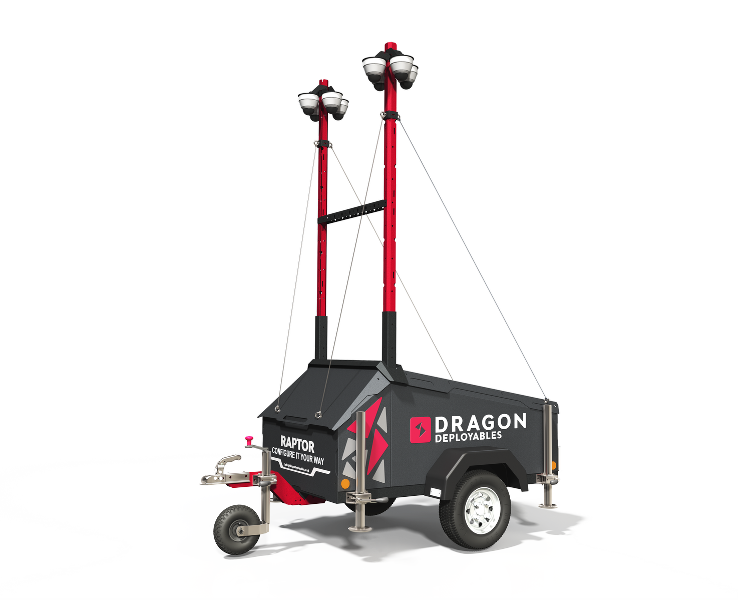 Dragon Deployables Raptor mobile CCTV tower