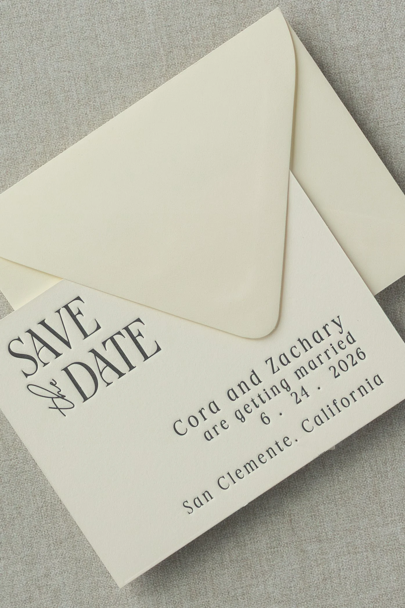 SABINE COLLECTION SAVE THE DATE ALTERNATE
