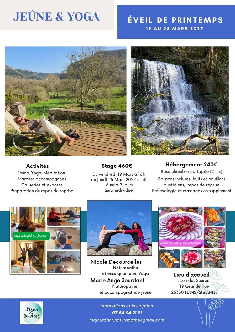 programme stage jeune et yoga