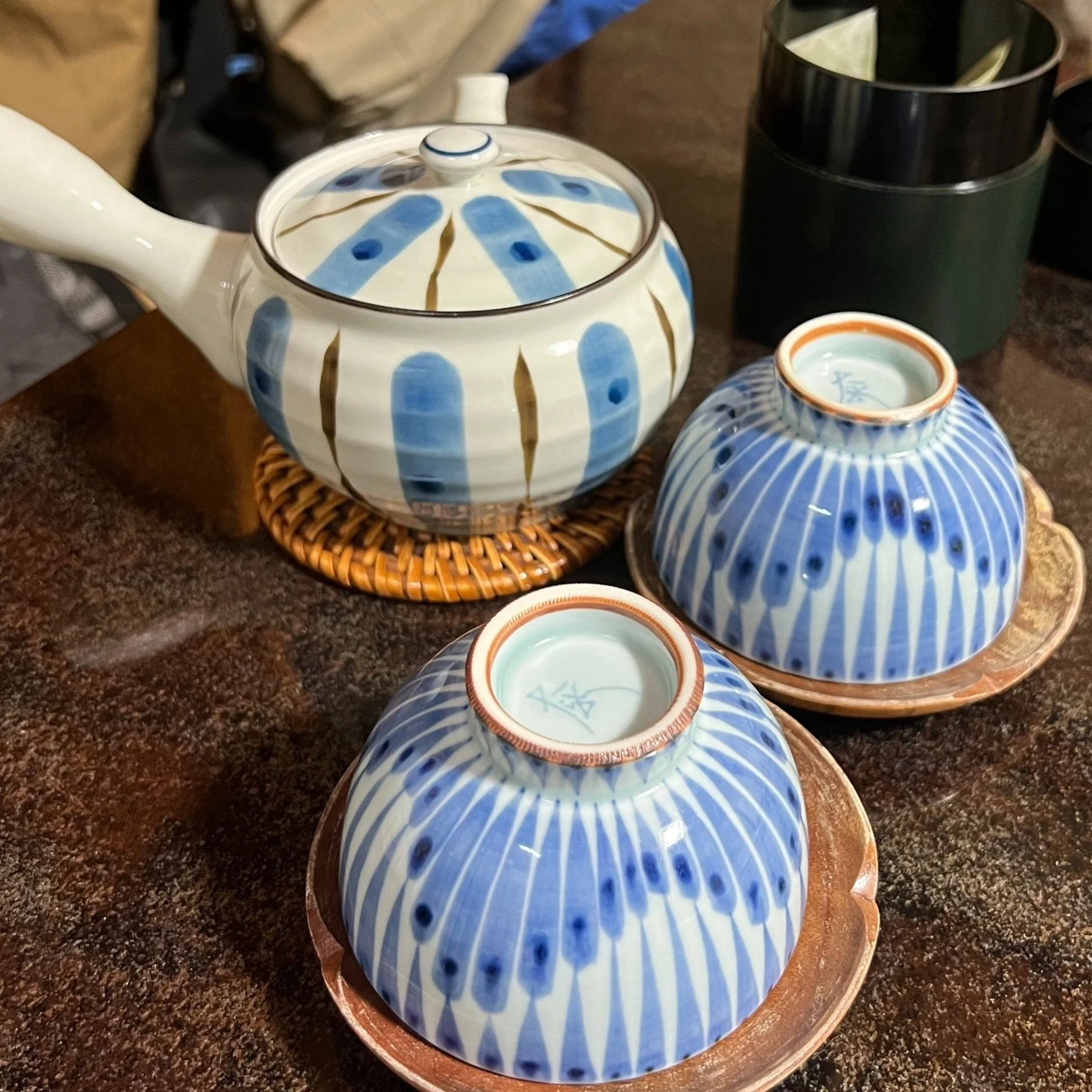 Green tea at Oyado Eitaro