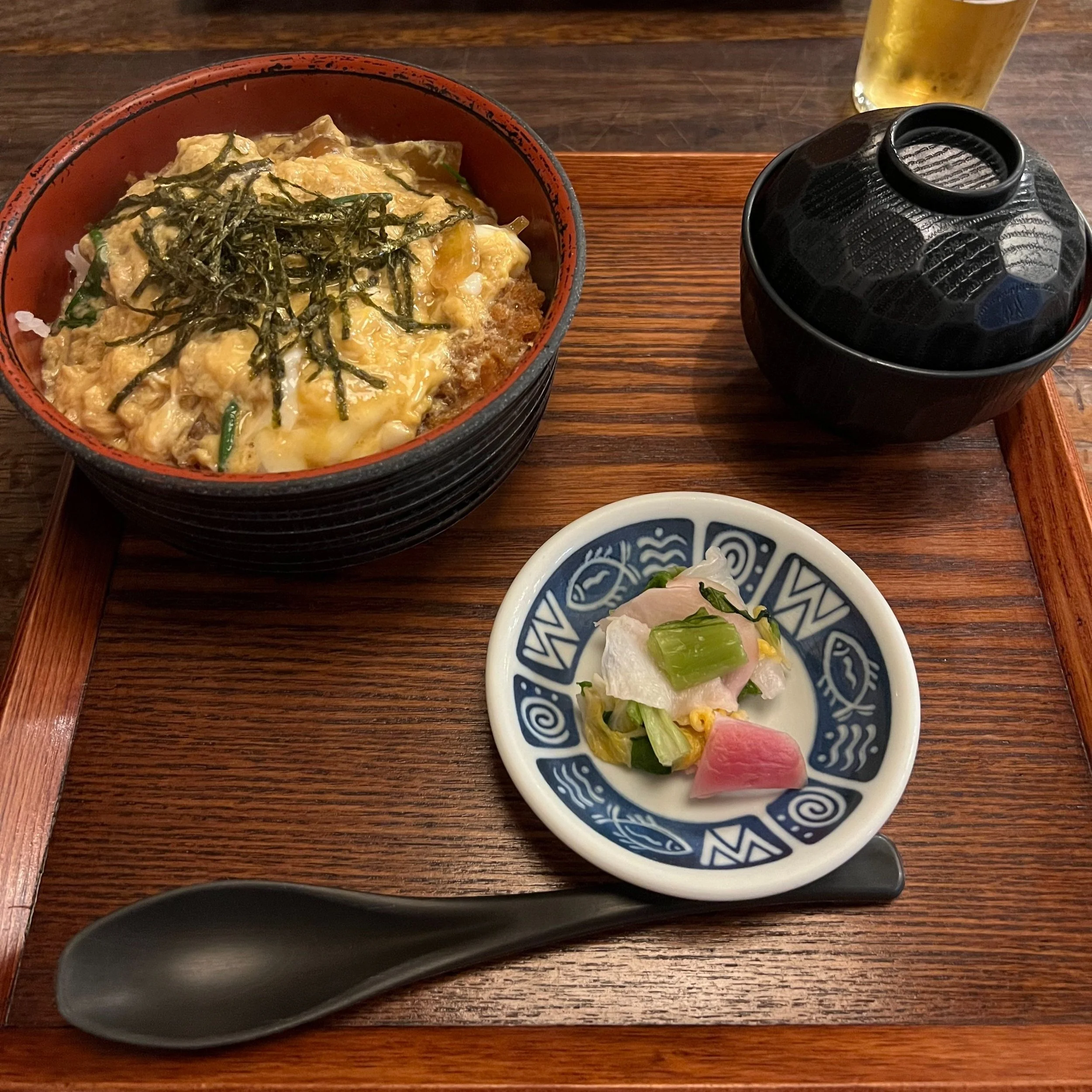 Katsu Don at Yoshimoto restaurant