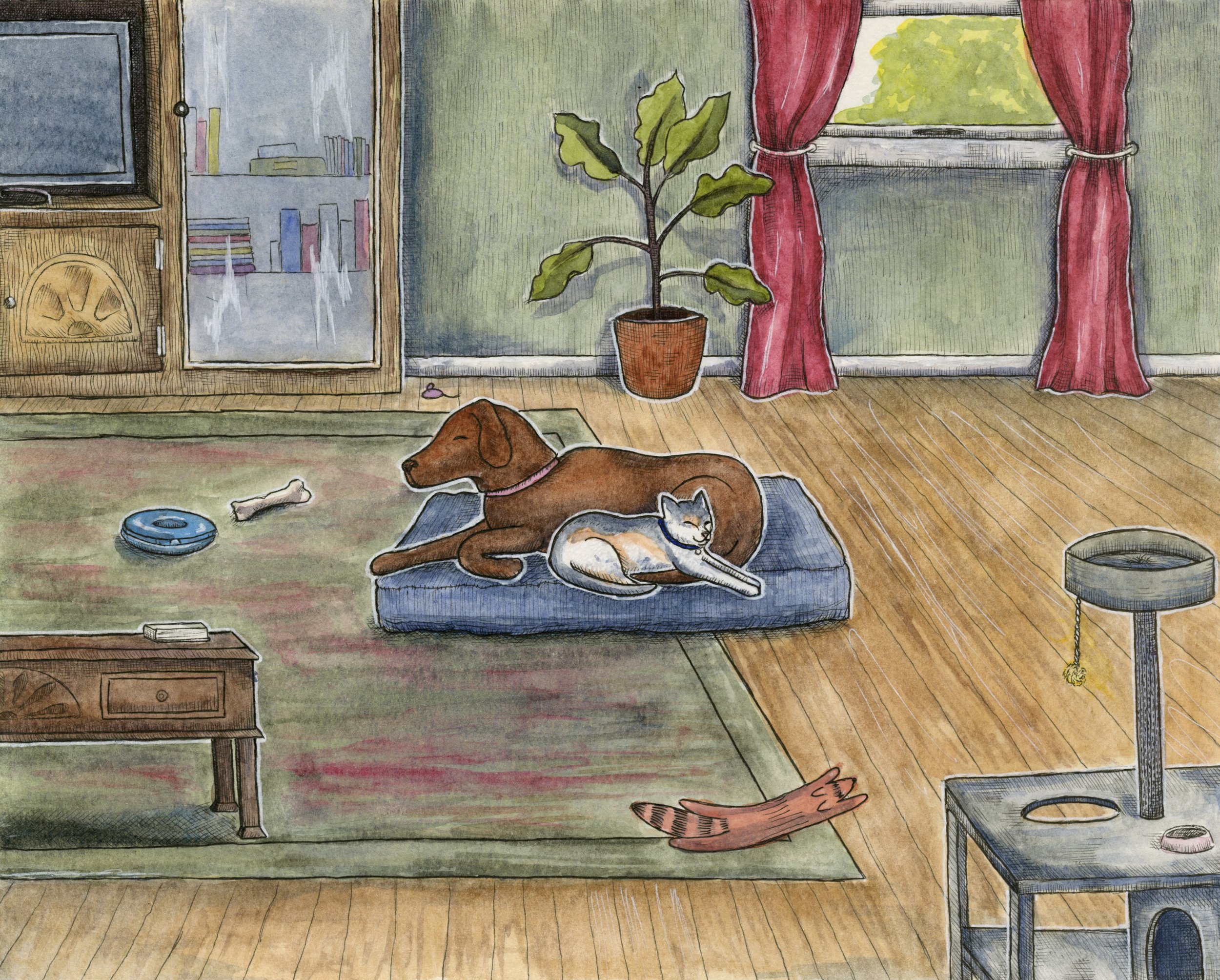 Penny and Mochi