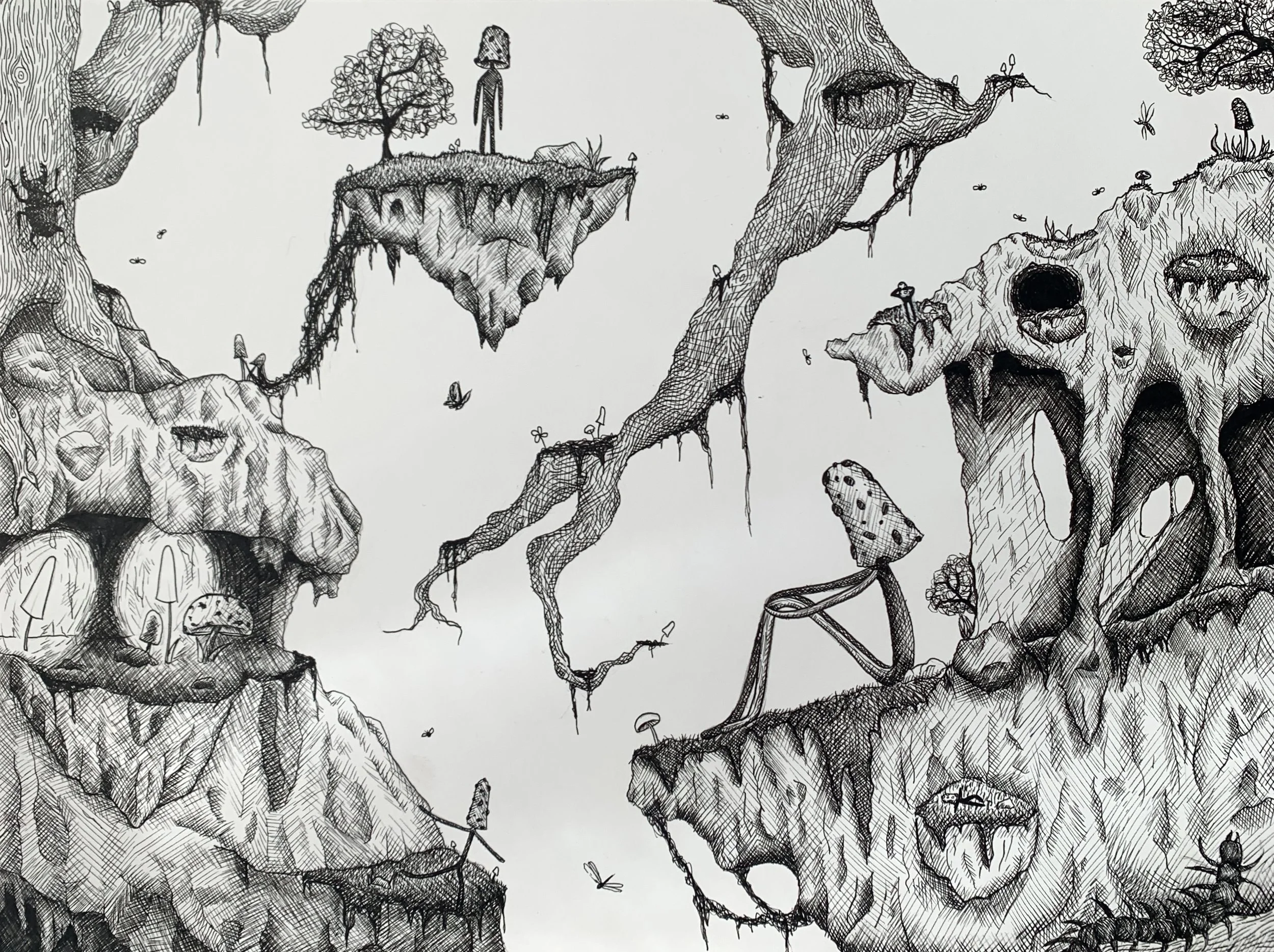 Mushroom Landscape - No Erase Project