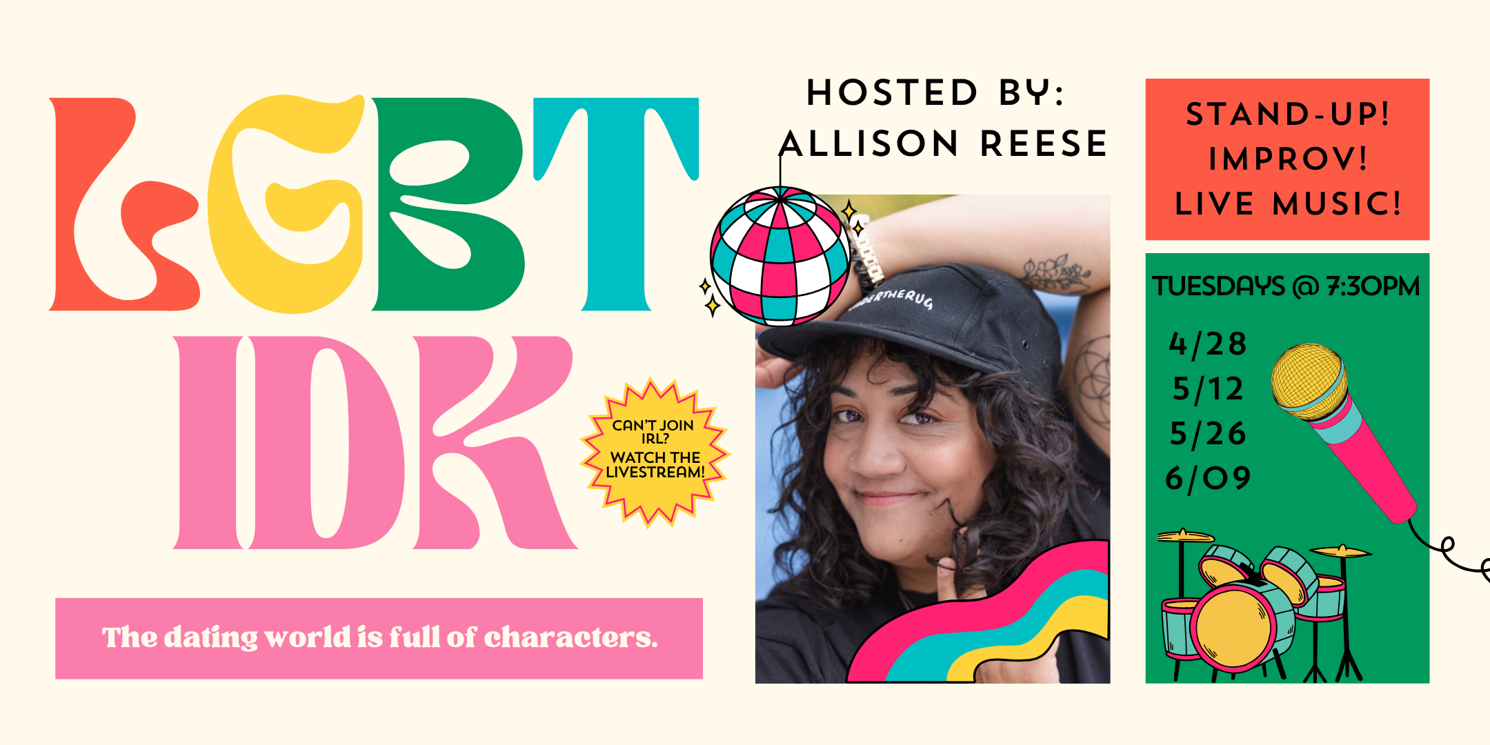 LGBT-IDK LIVE: With Allison Reese and Friends!
