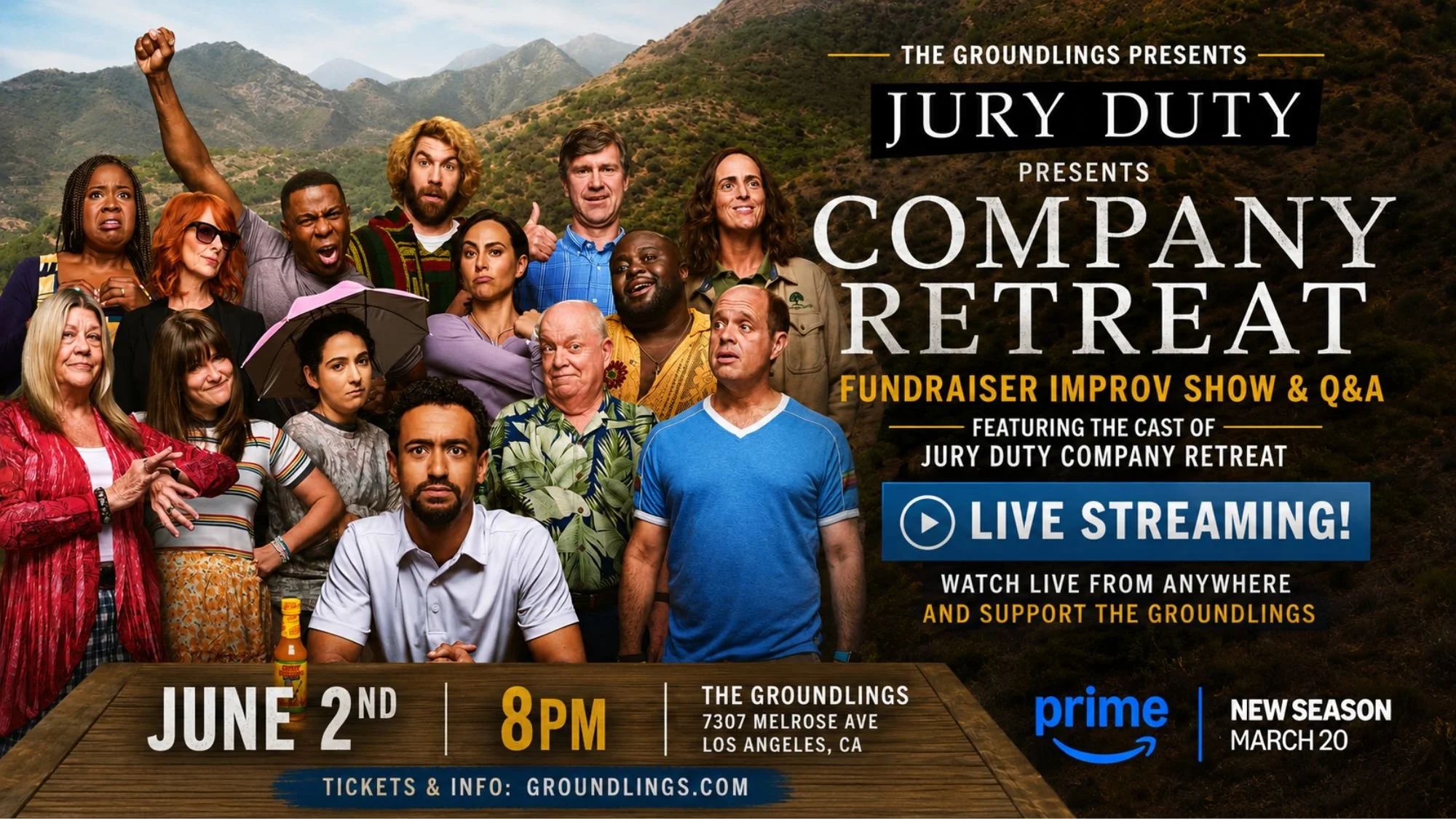 Jury Duty Presents Company Retreat: Fundraiser