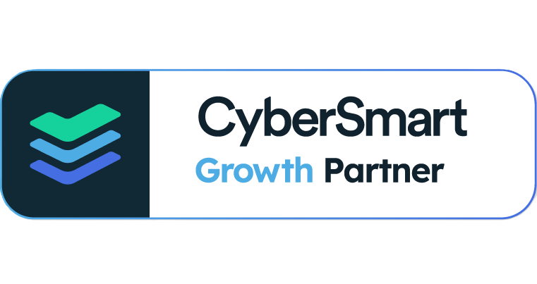 CyberSmart Growth Partner logo with stylized layered checkmarks and the text 'CyberSmart Growth Partner'