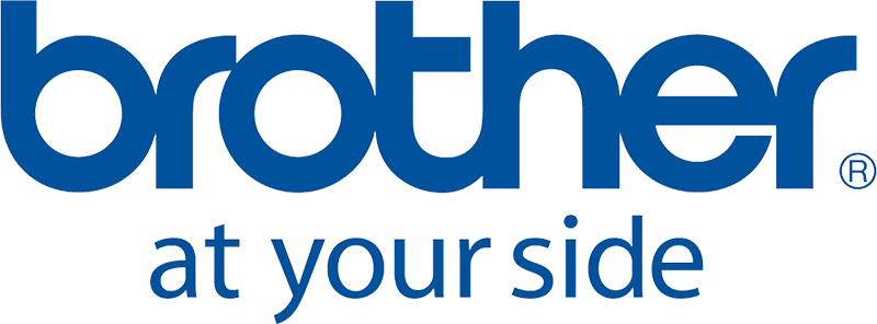 The image displays the Brother logo with the slogan 'at your side' underneath it.