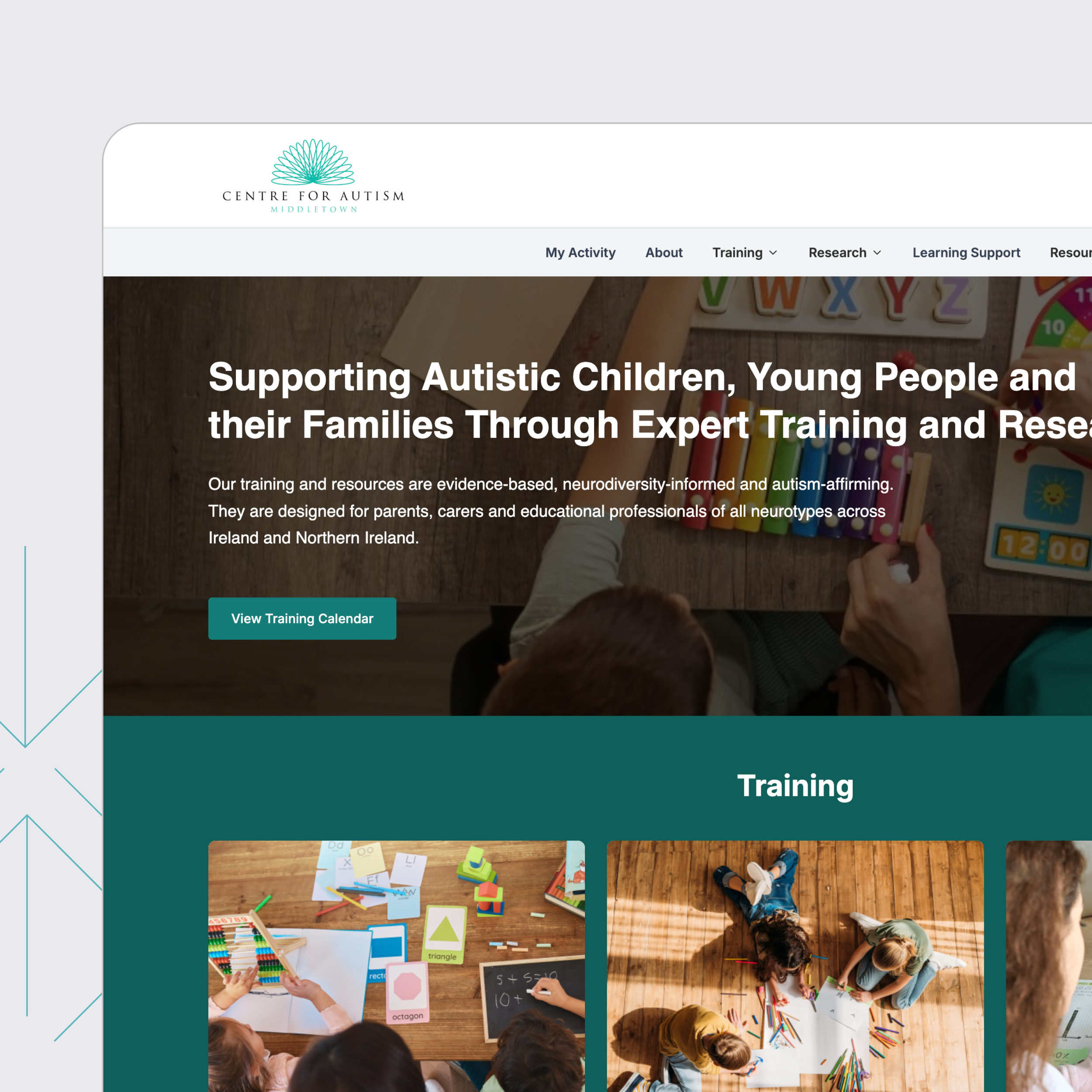 Making Middletown Centre for Autism's website work for everyone