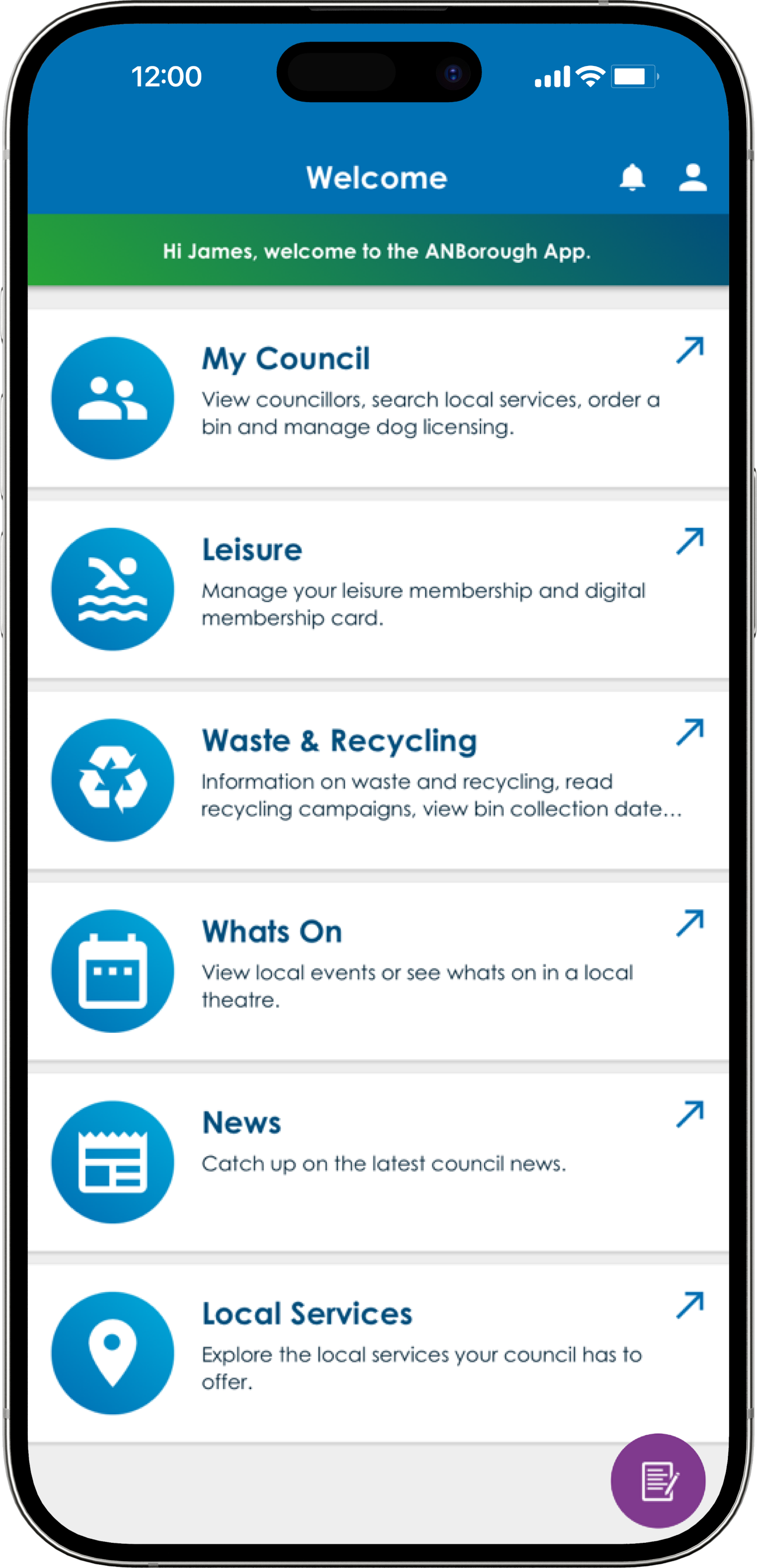 citizen app dashboard
