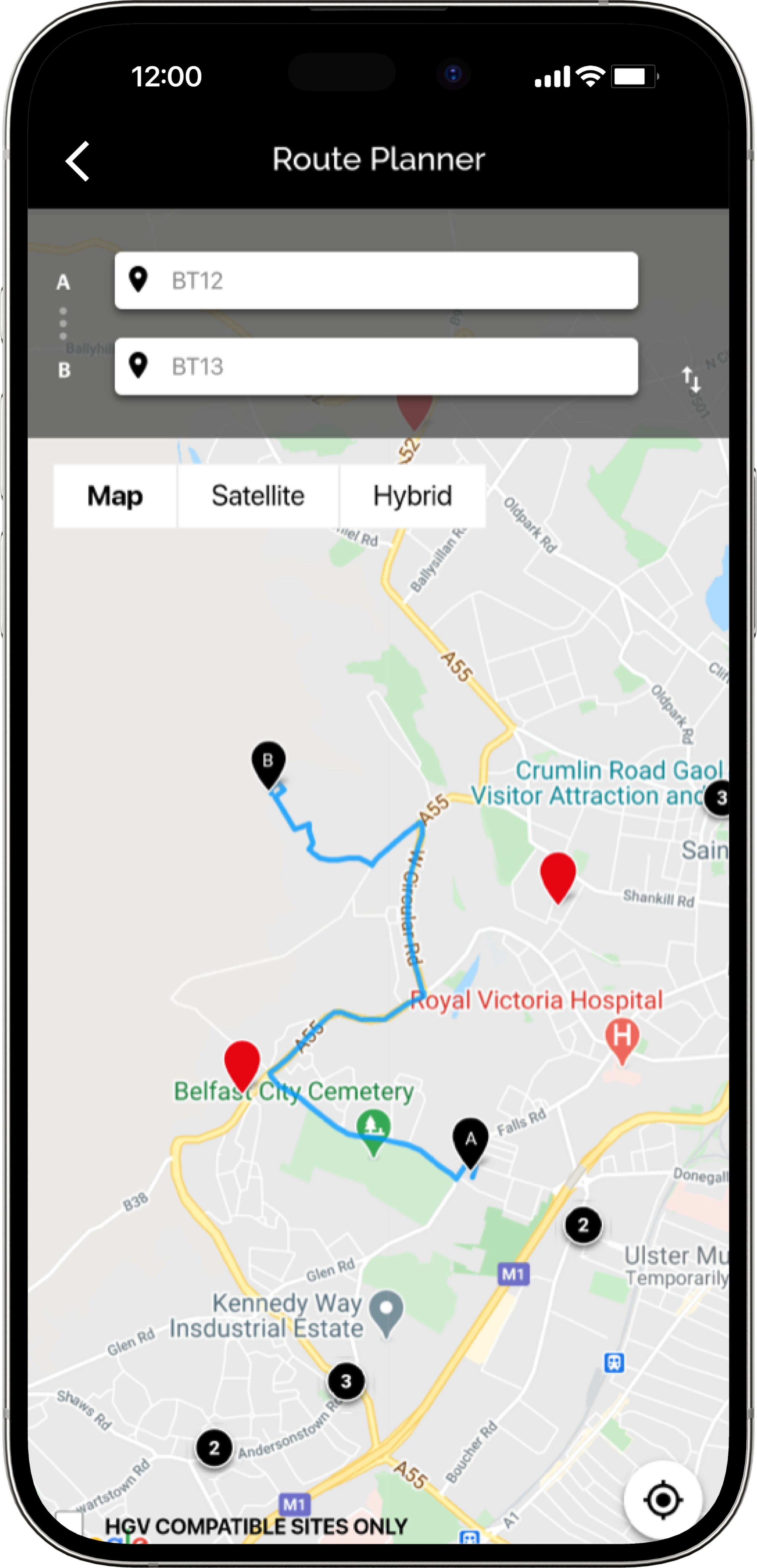 csc fuels app route planner