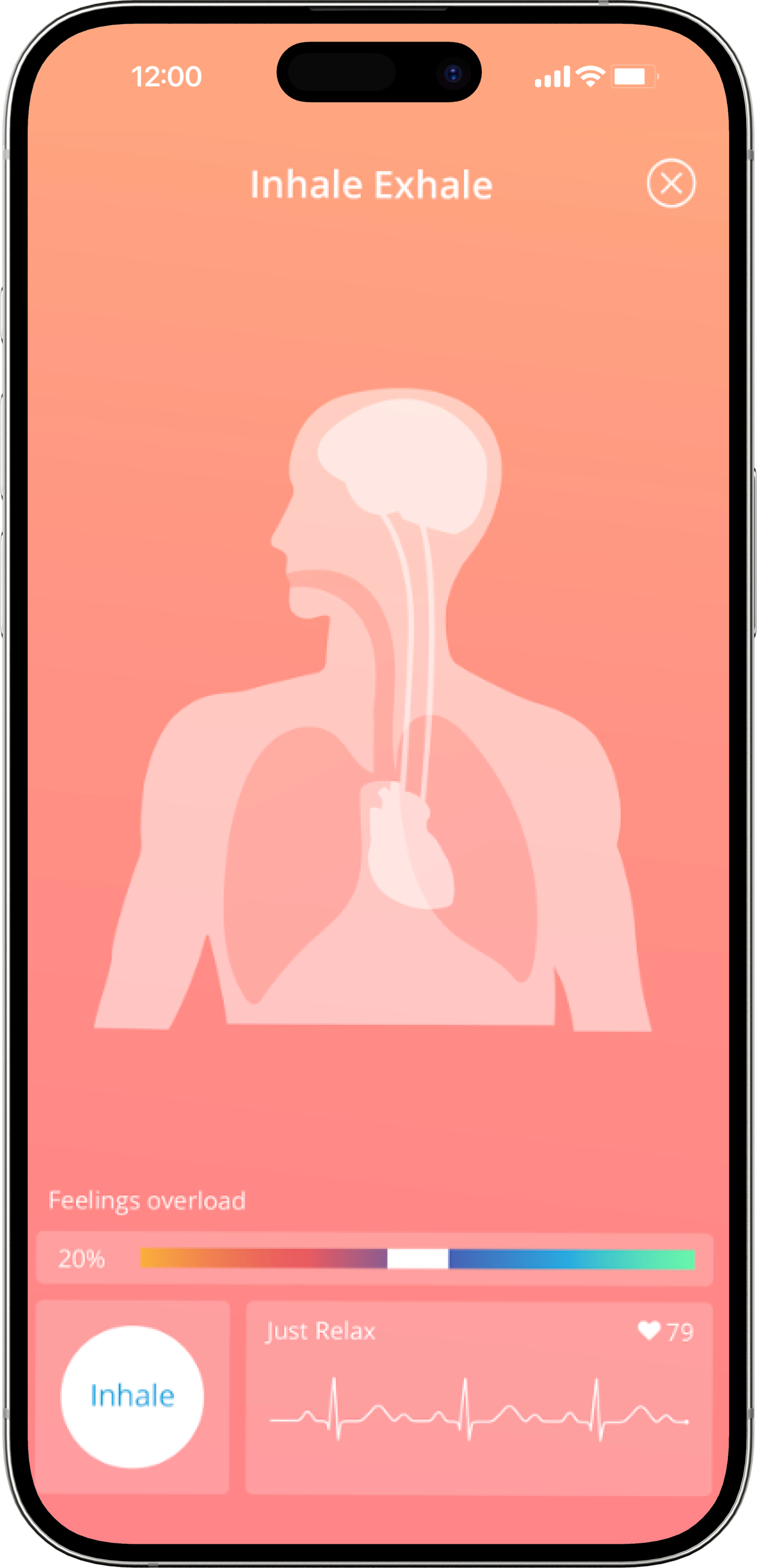 taketen mobile app breathing activity