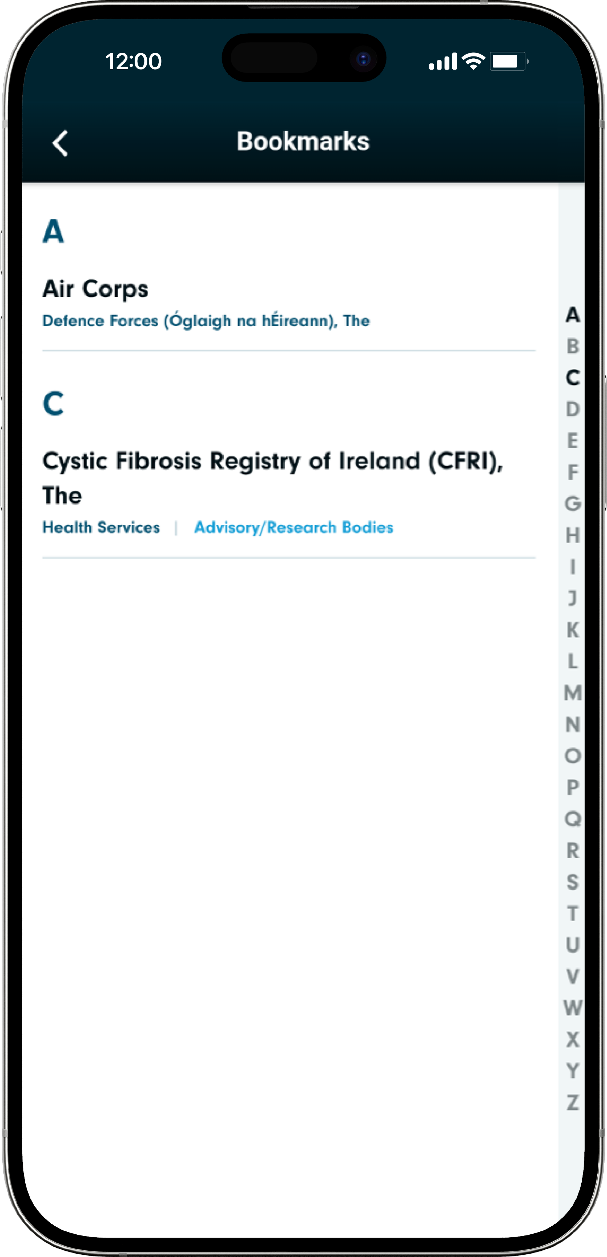 ipa directory bookmarks