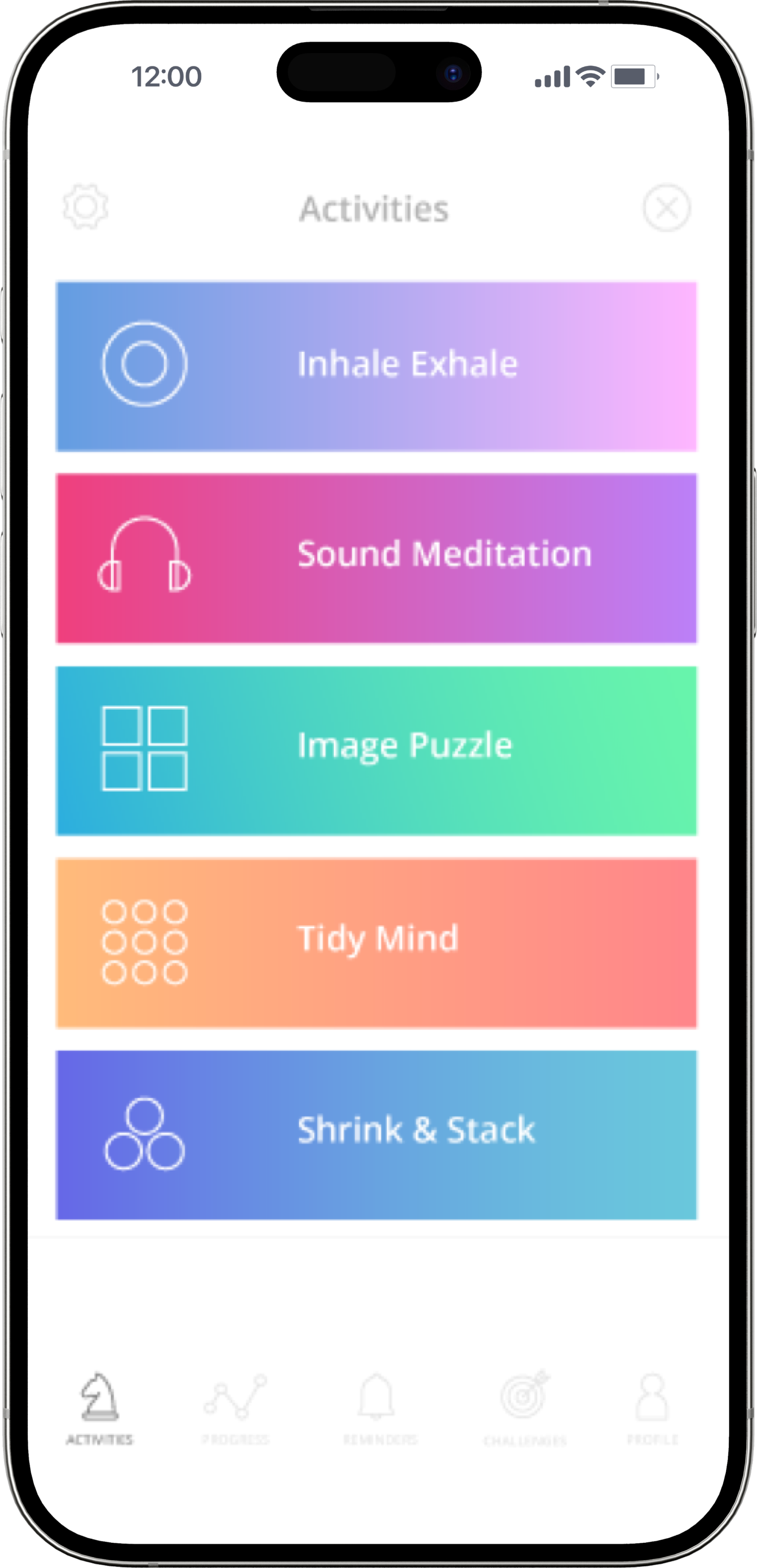 taketen mobile app dashboard