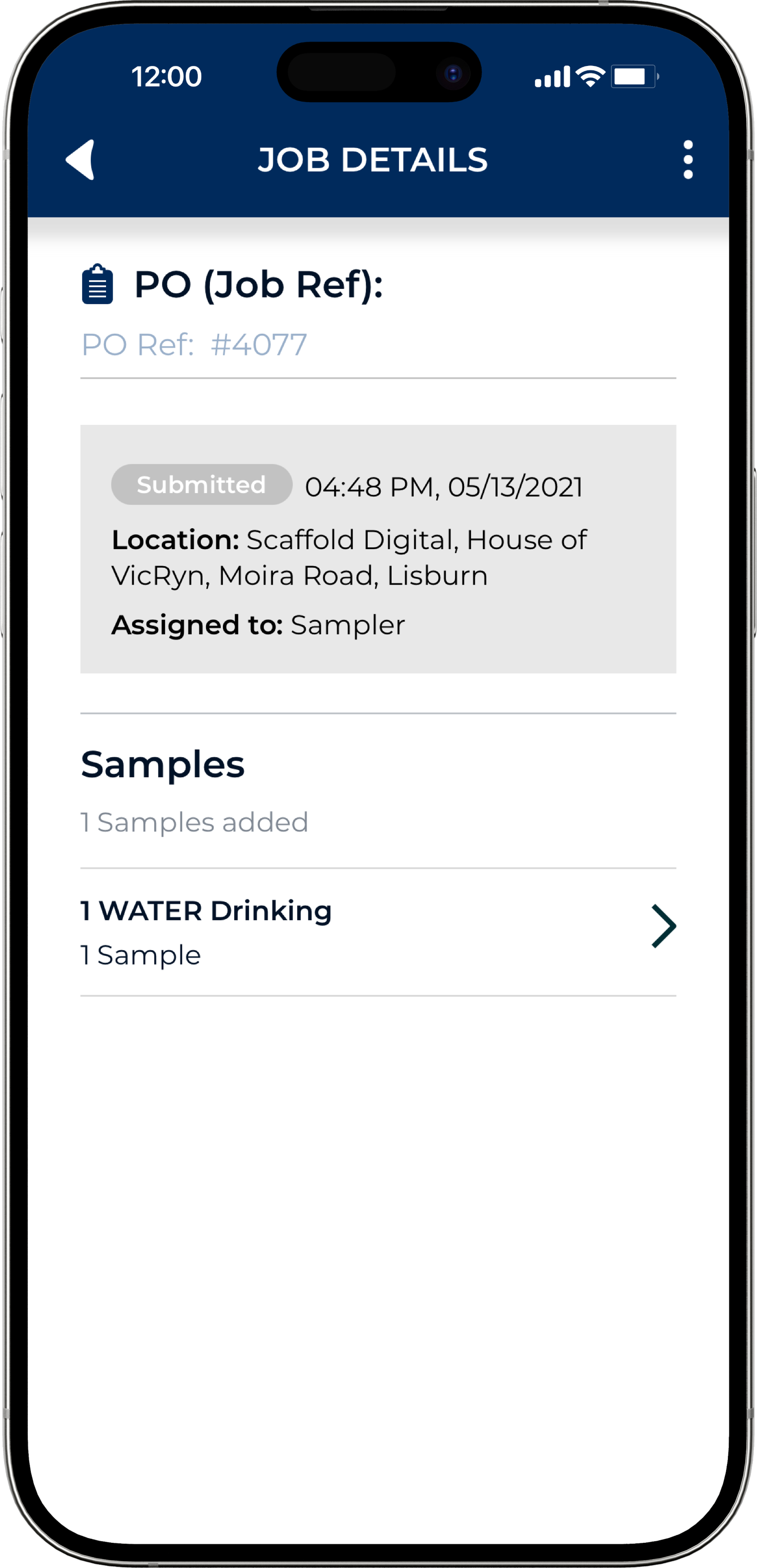 biosearch app submitted job