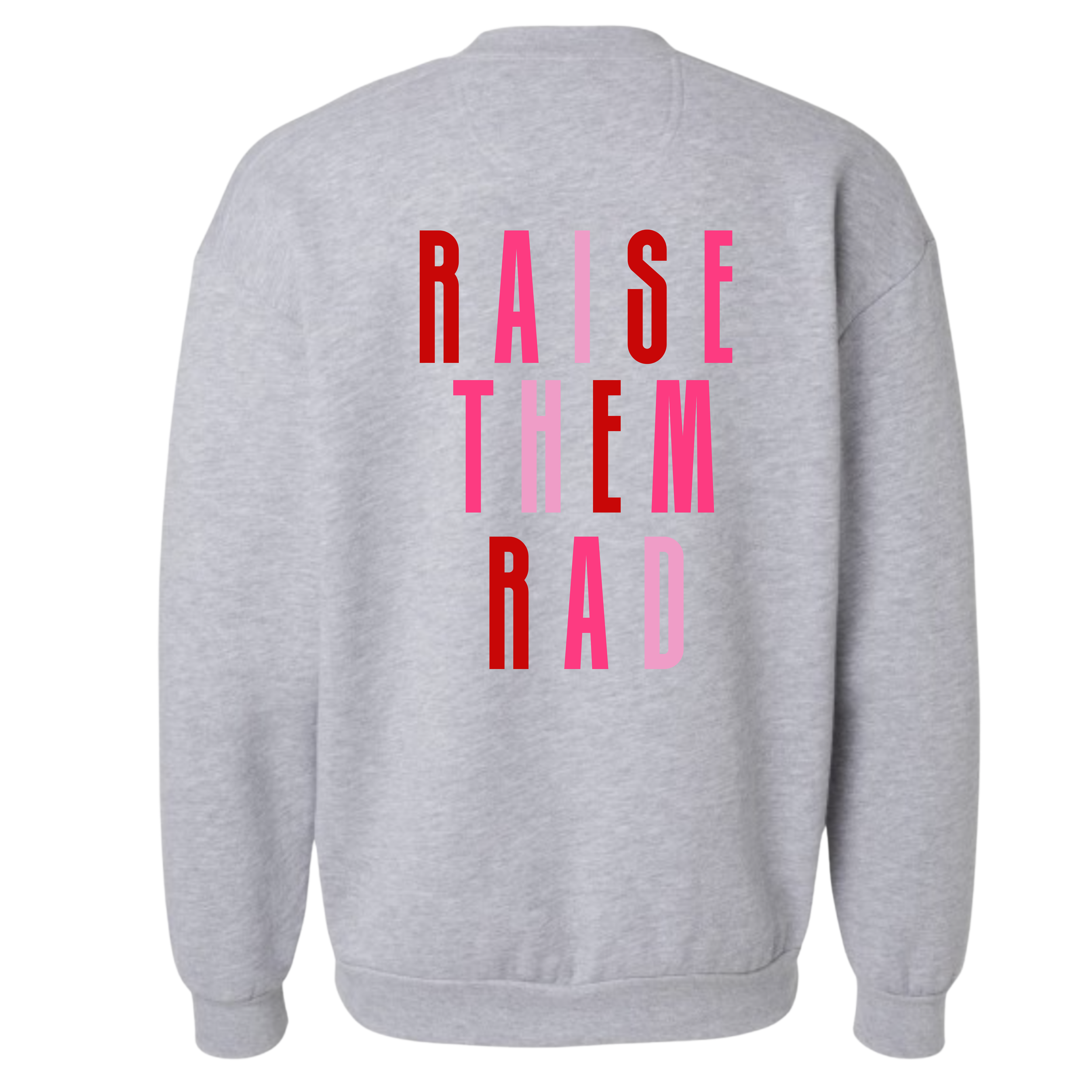 Raise Them Rad SS - HeatherGrey - Back.png