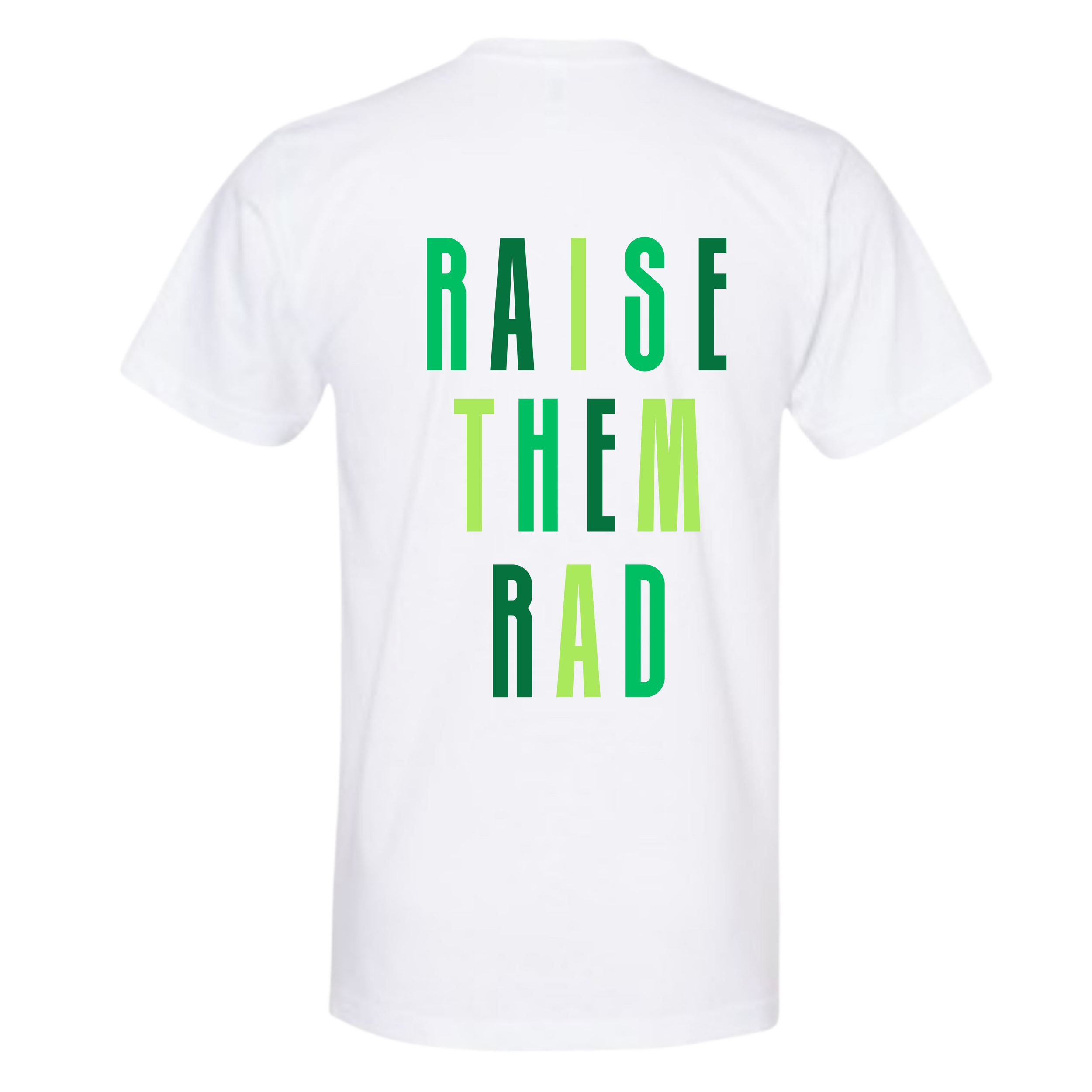 RTR Grn White Tshirt Back.png