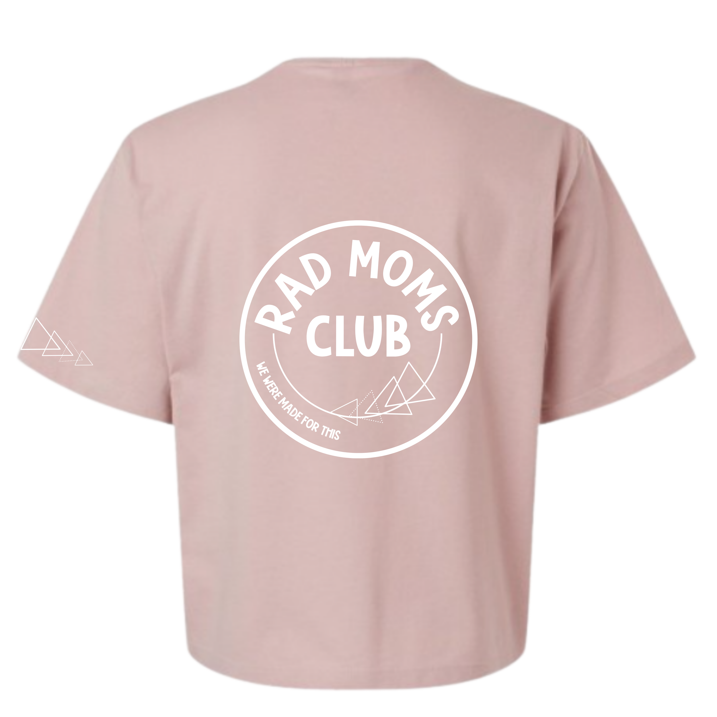 Boxy Tee Triangle Circle Logo Blush - Back.png