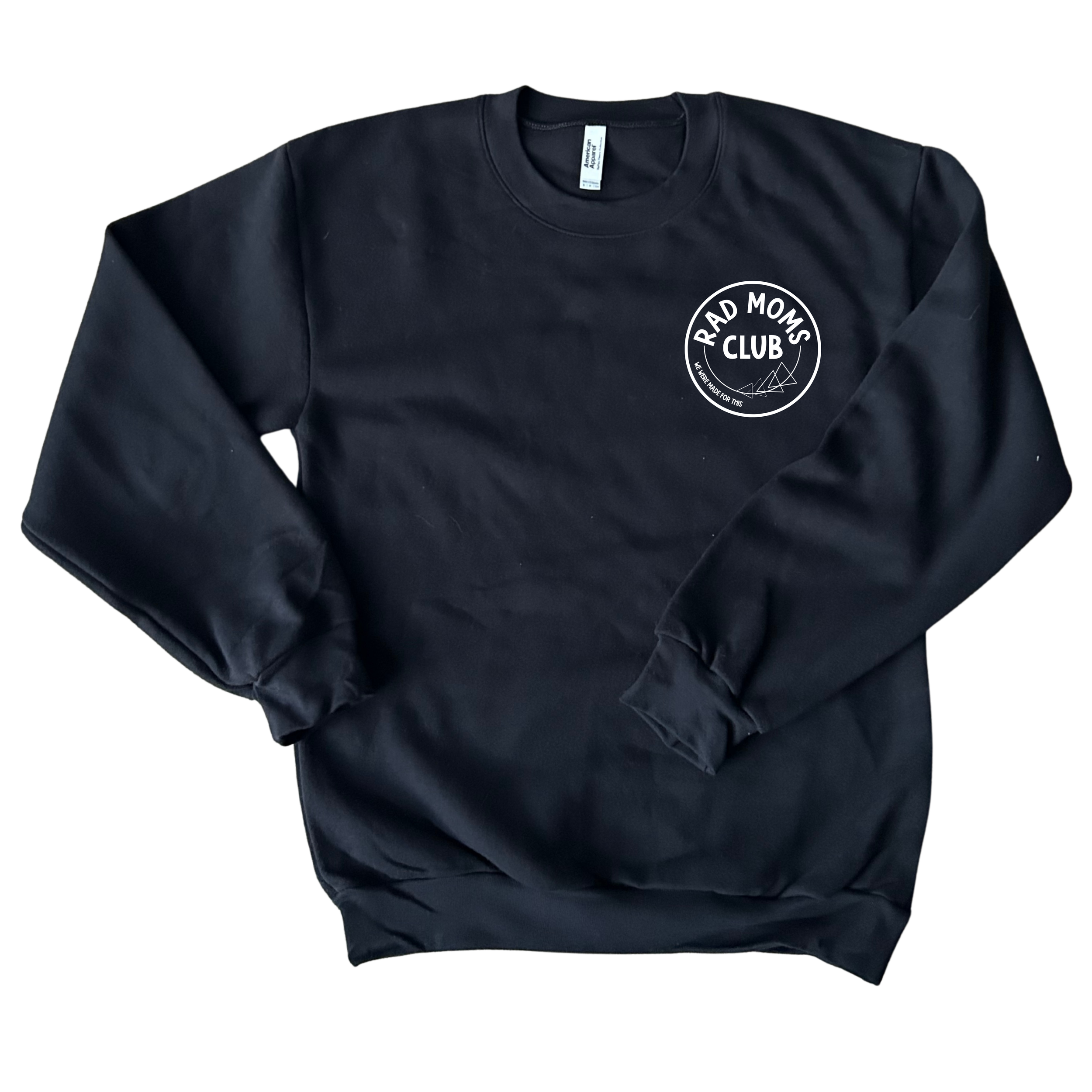 RMC Triangle Crewneck Sweatshirt Black - Front.png