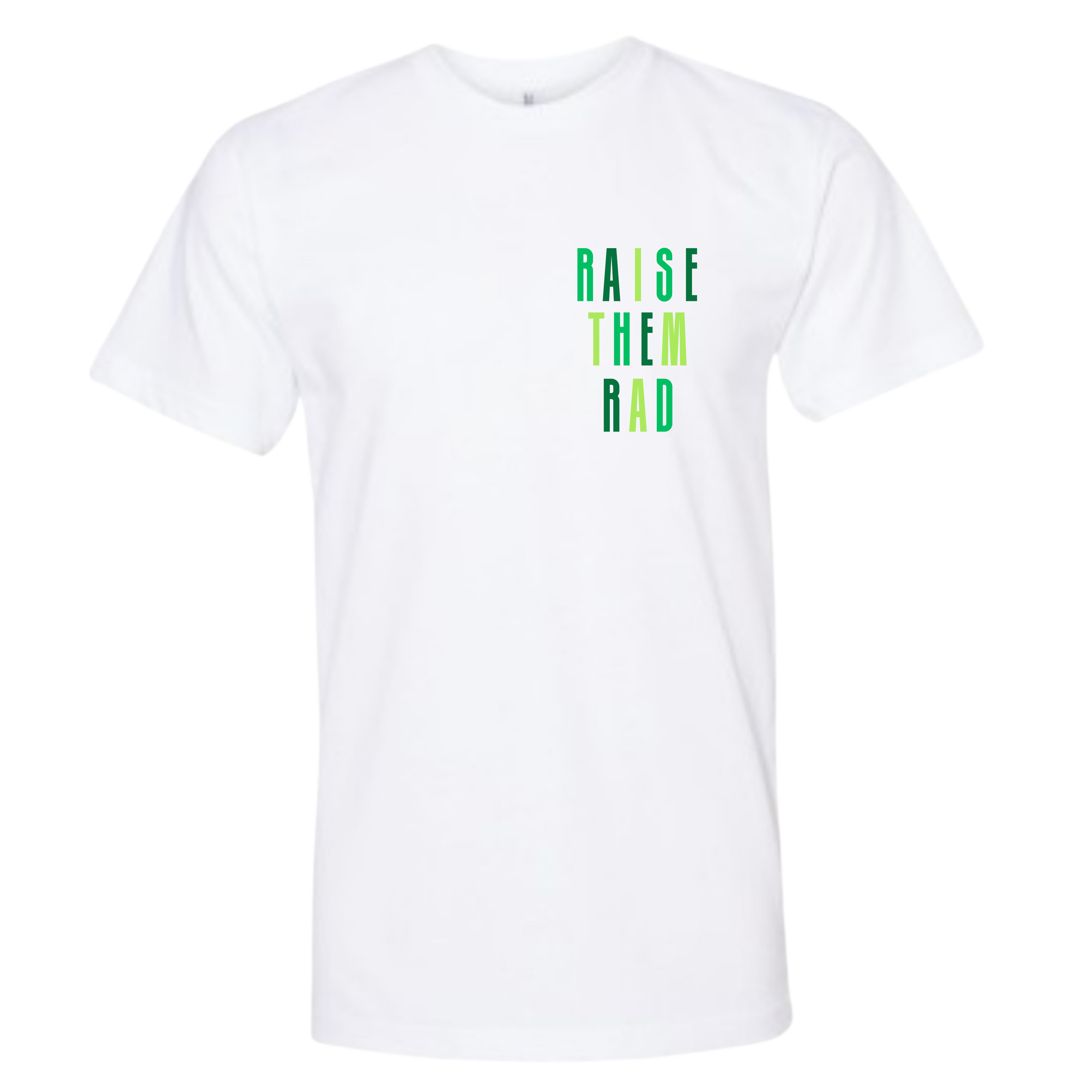 RTR Grn White Tshirt Front.png