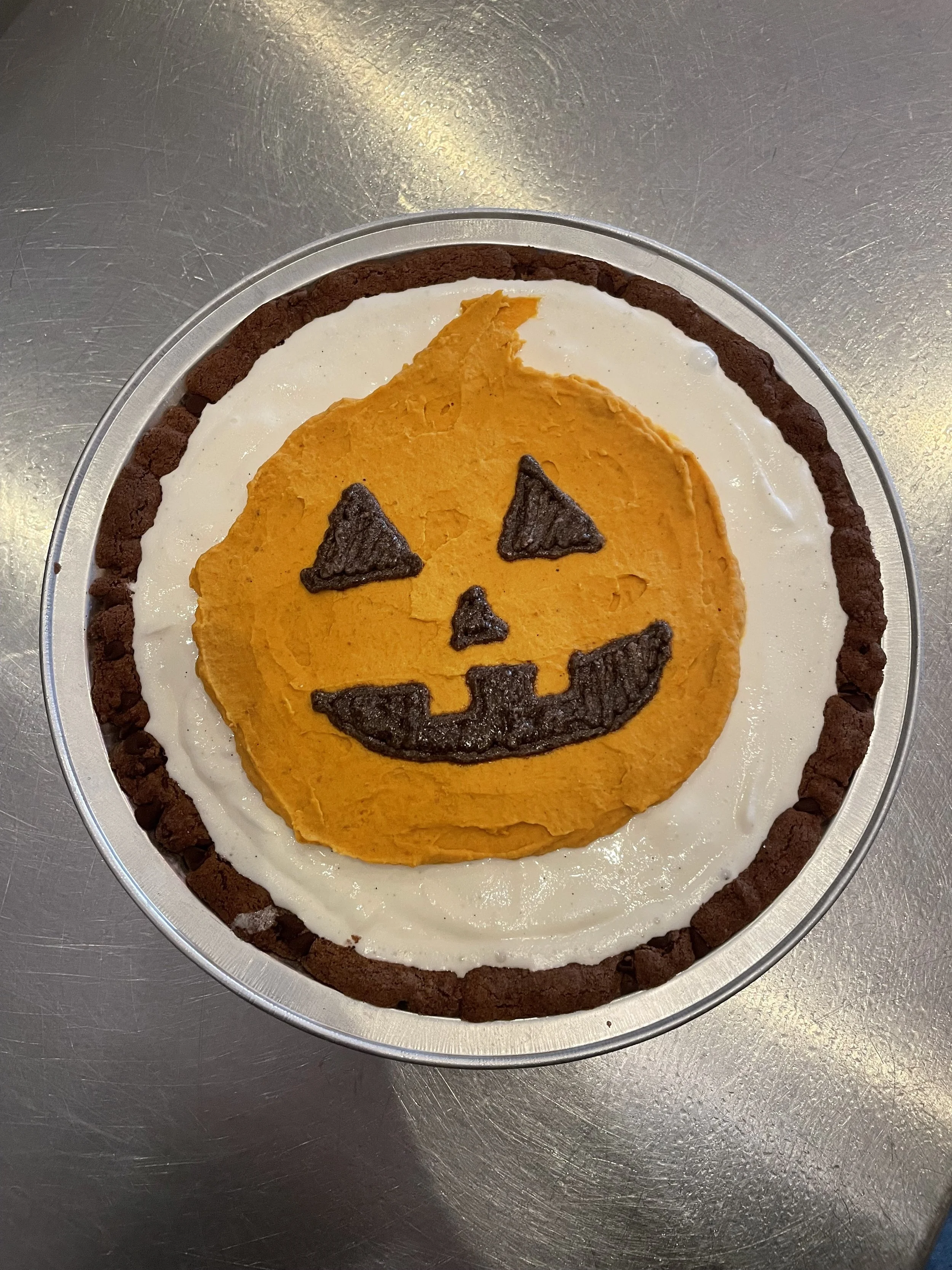 Pre-Order Jack-O-Lantern Ice Cream Cookie Pie