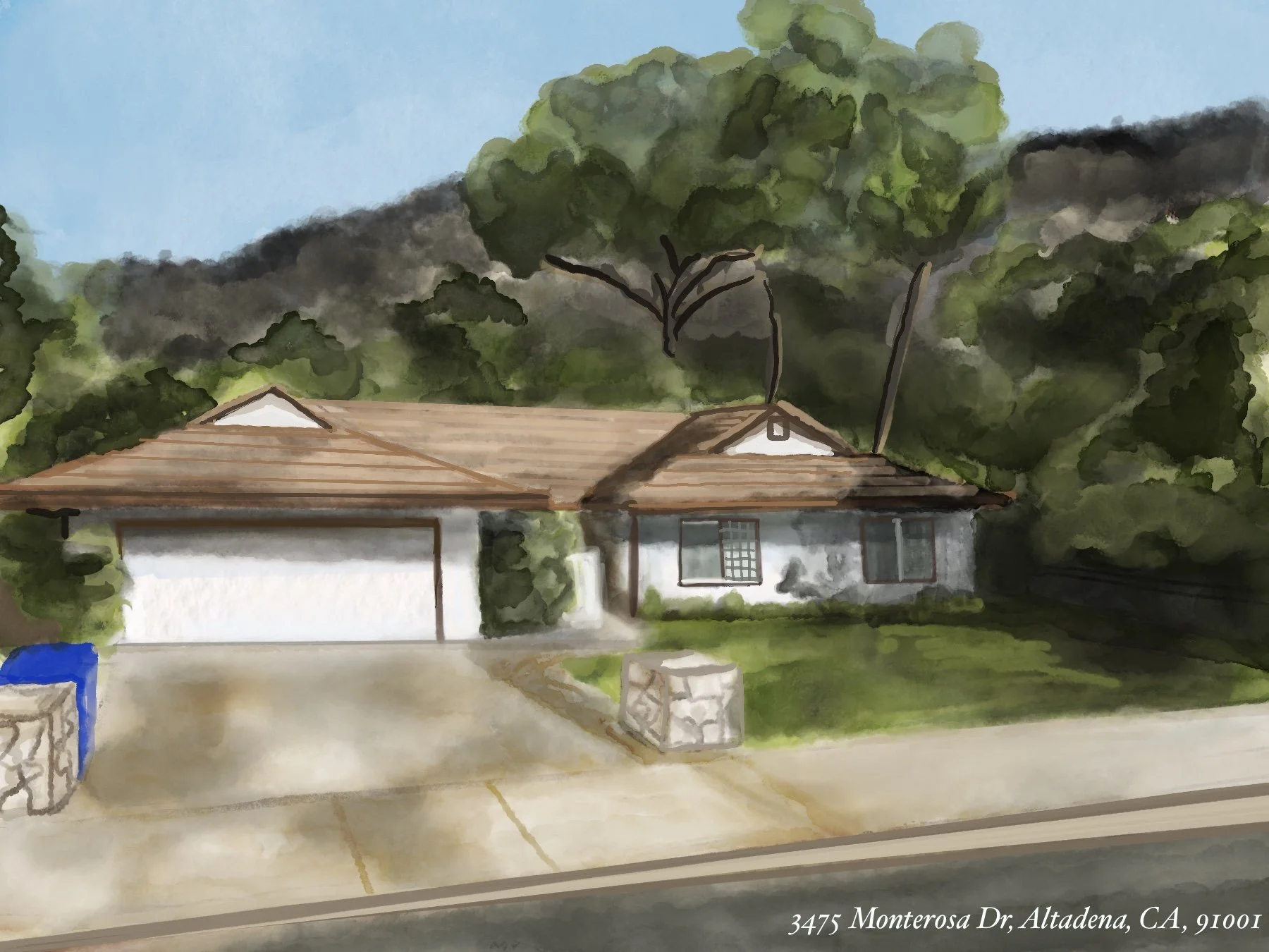 Digital Painting: Corey's House