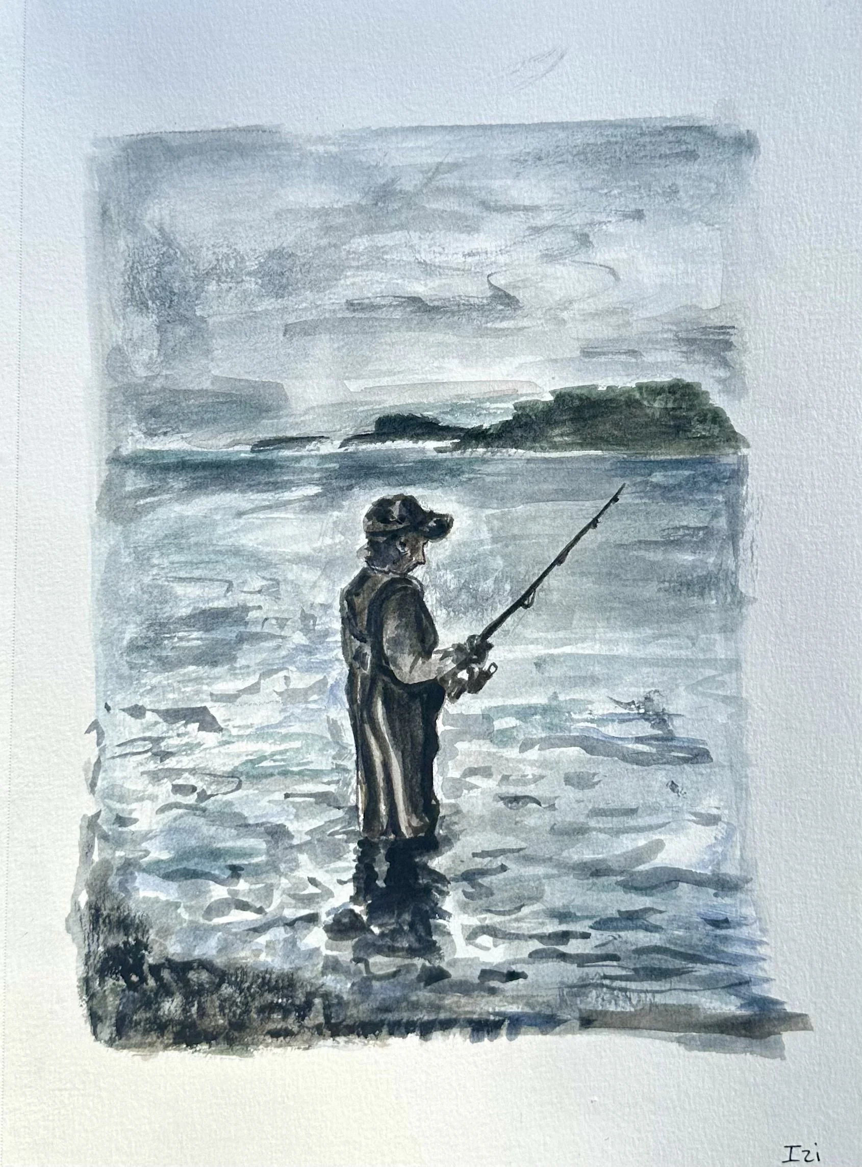 9x12 watercolour on paper