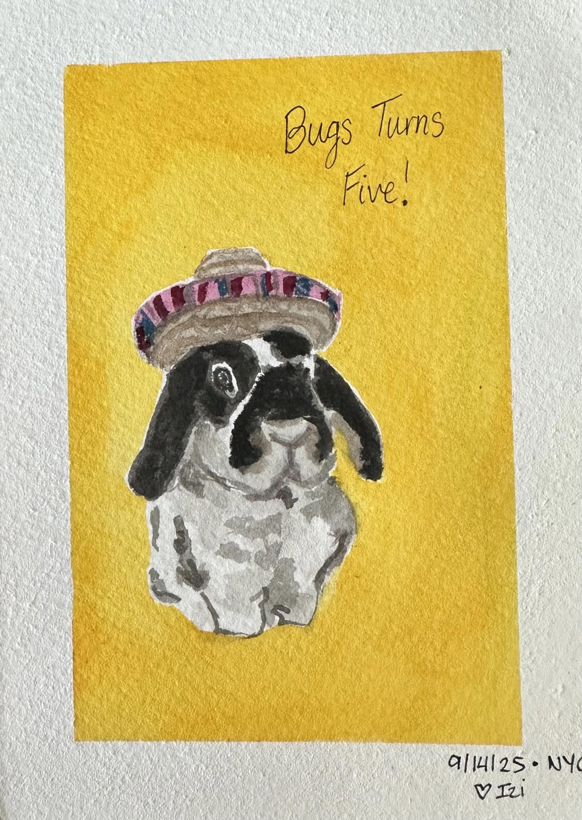 Live Painting Event: 6x4 Watercolour on Paper