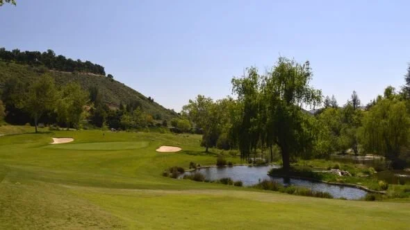 Westlake Village hills and golf course