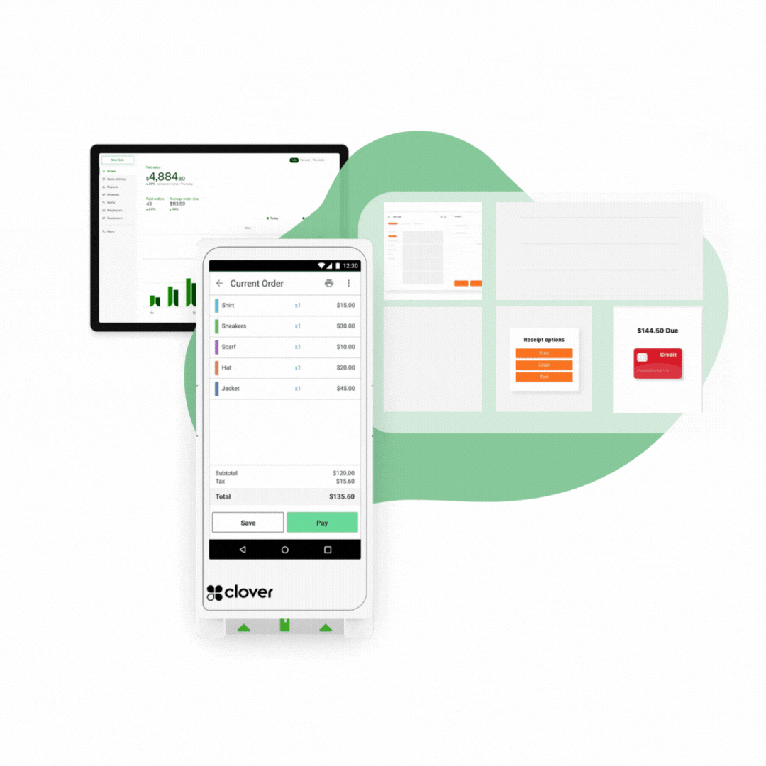 Clover Flex Gen 4 POS System | Handheld All-in-One