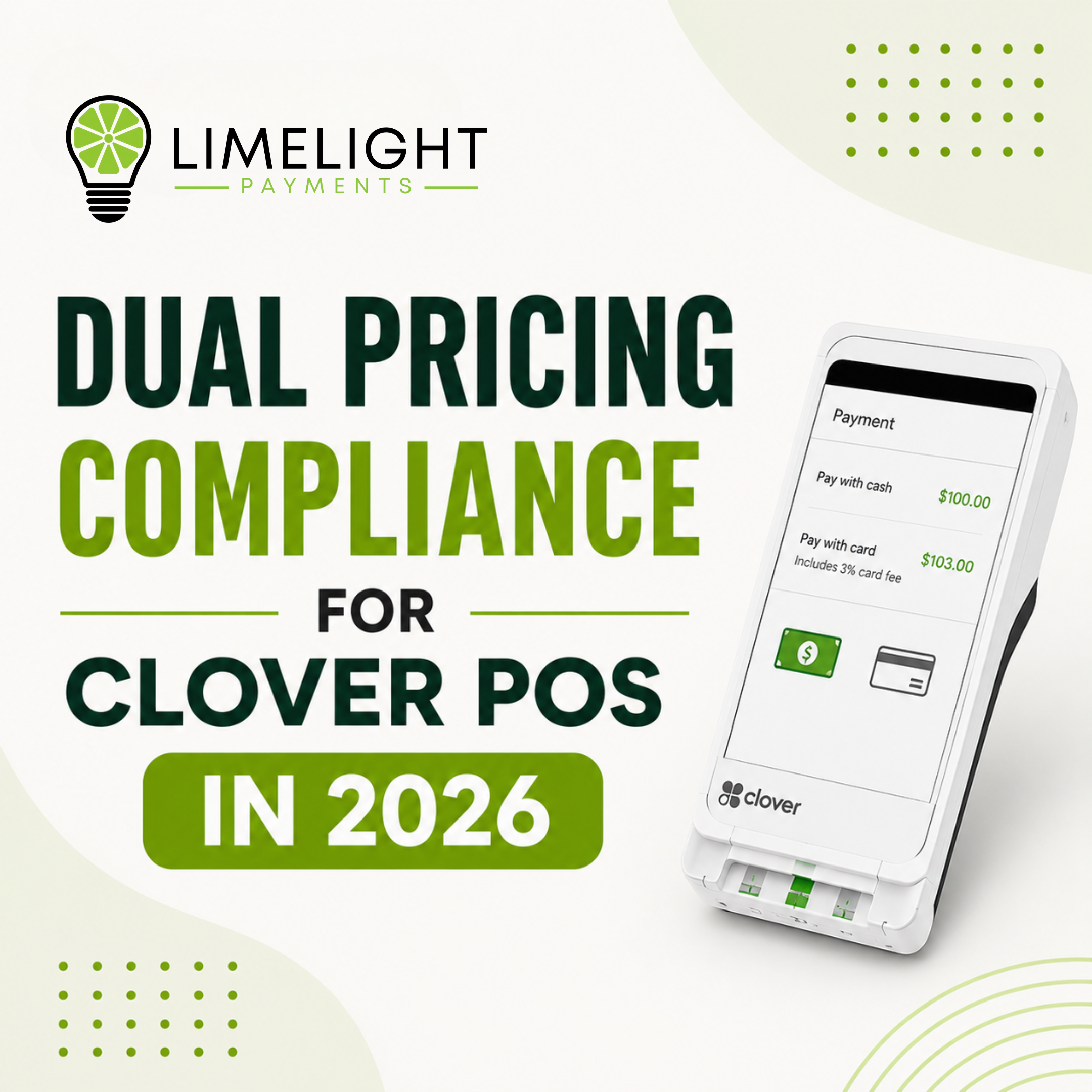 Dual Pricing Compliance for Clover POS in 2026