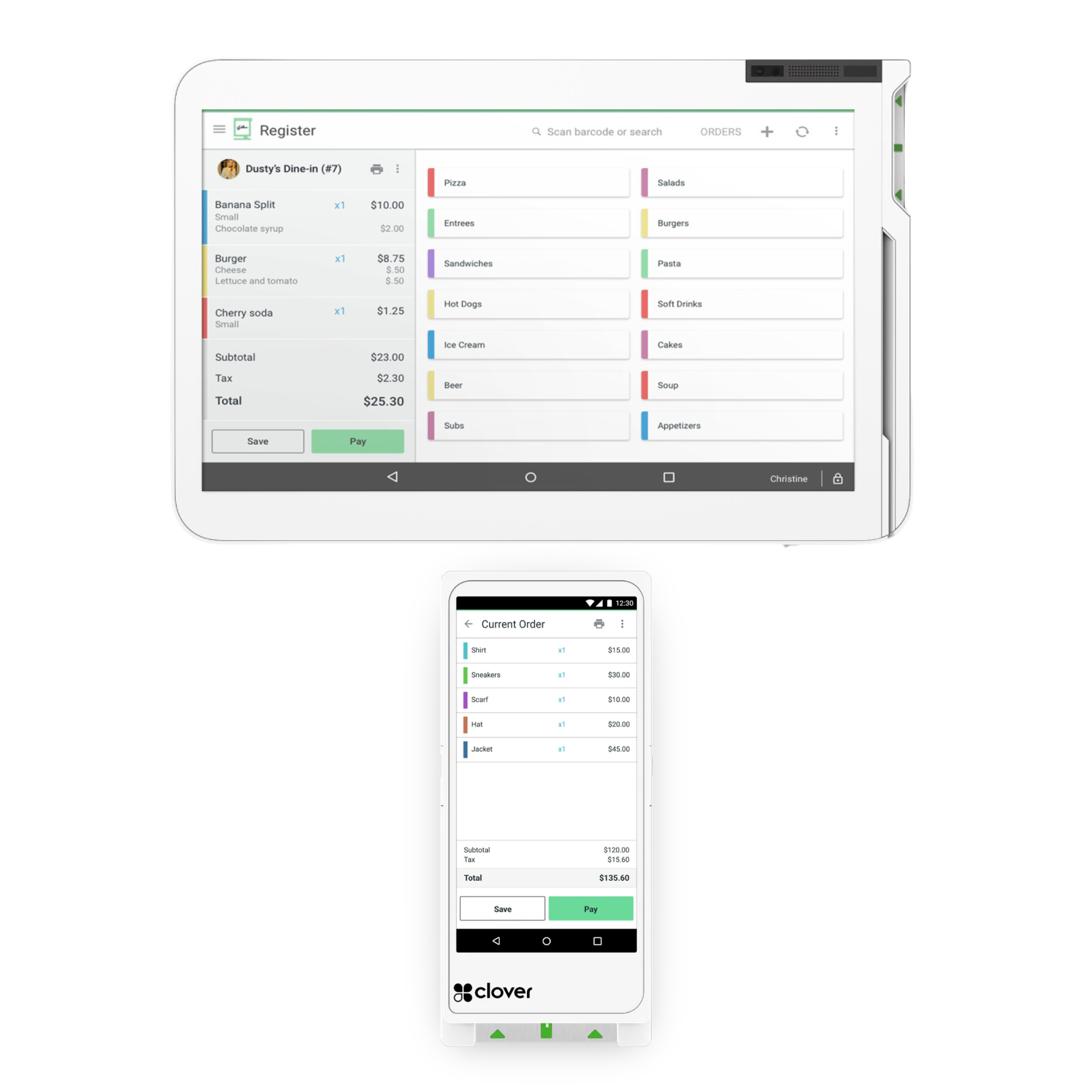 Clover Station & Flex Order Screen.png